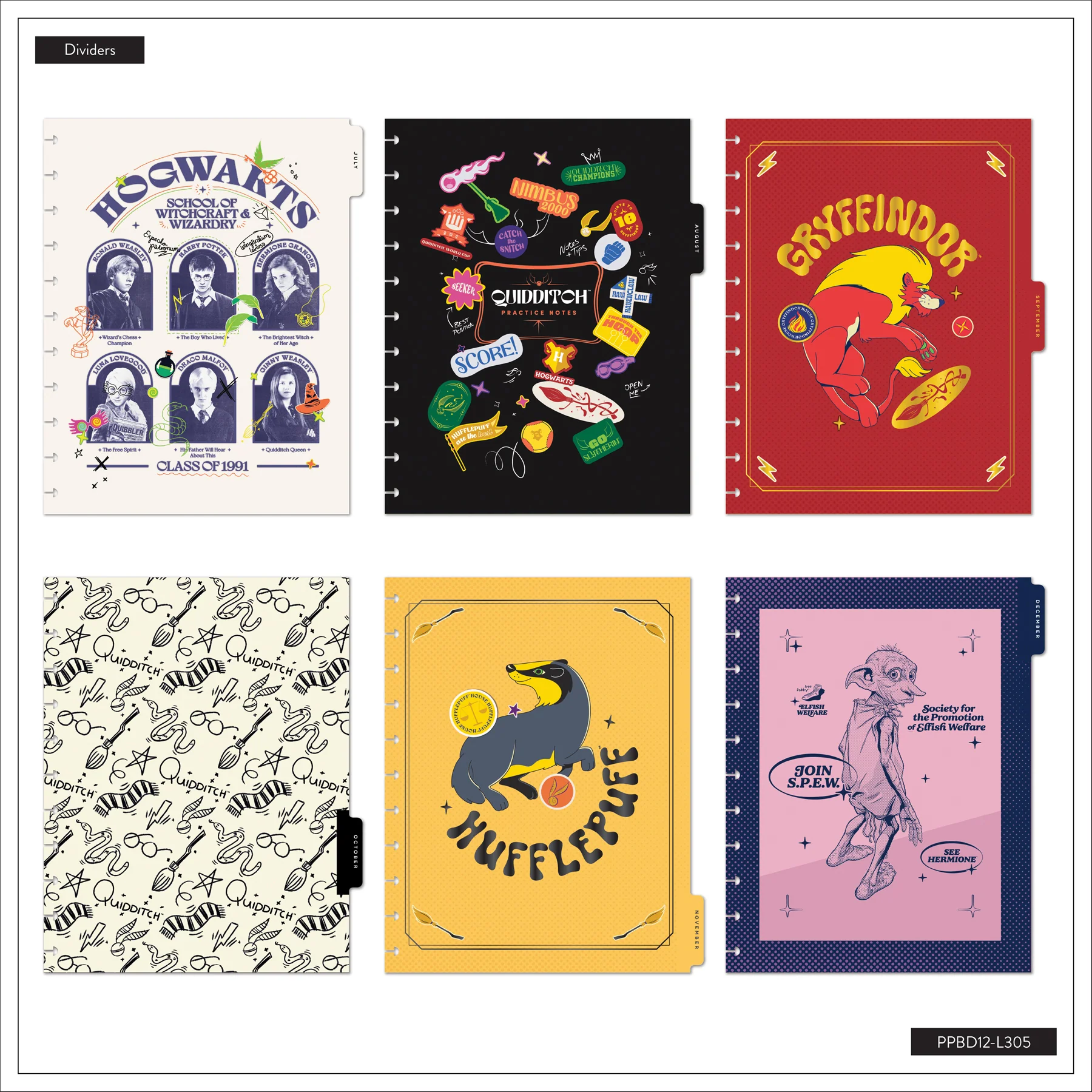 2026–2027 Harry Potter Bulletin Board Customizable Teacher Planner - Big Teacher Layout - 12 Months - Image 16