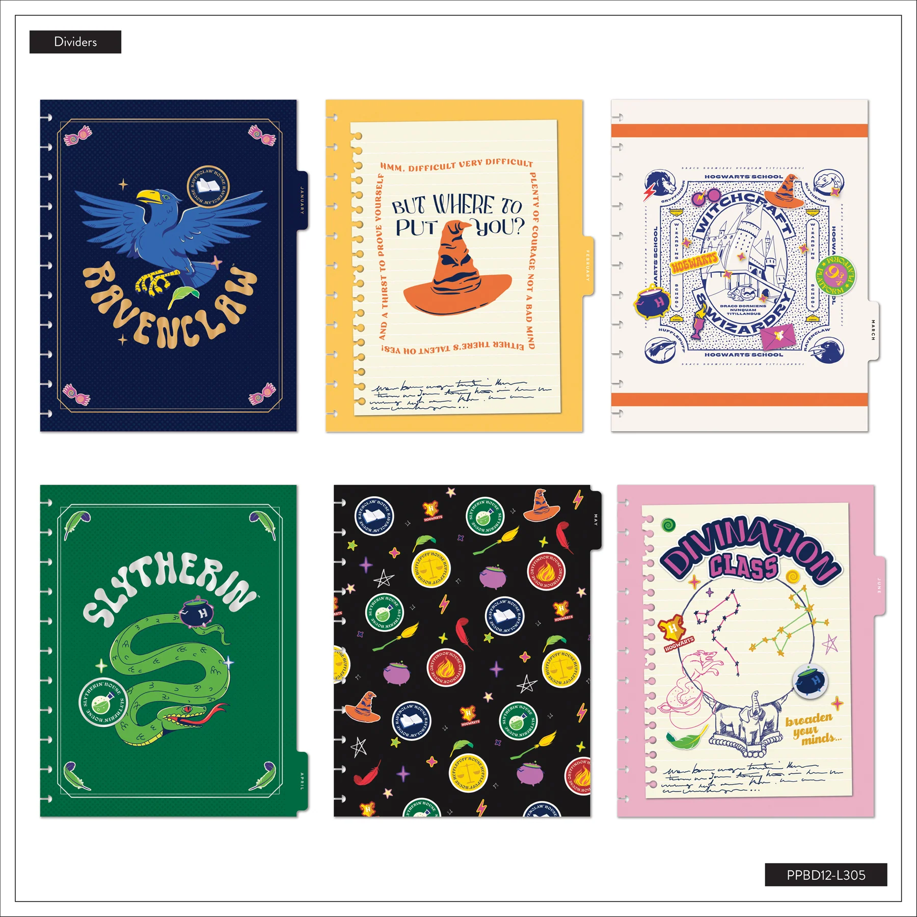 2026–2027 Harry Potter Bulletin Board Customizable Teacher Planner - Big Teacher Layout - 12 Months - Image 17