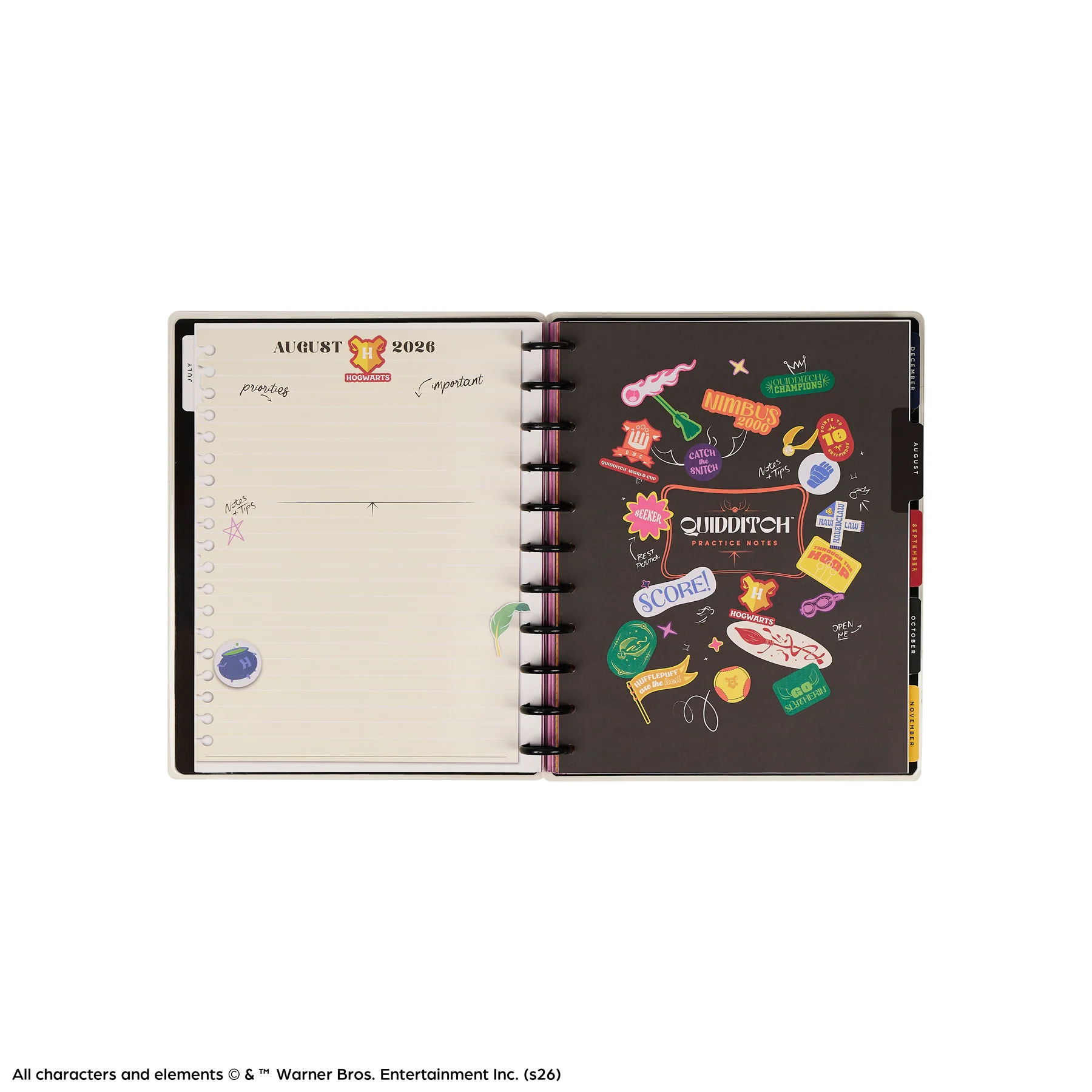 2026–2027 Harry Potter Bulletin Board Customizable Teacher Planner - Big Teacher Layout - 12 Months - Image 20
