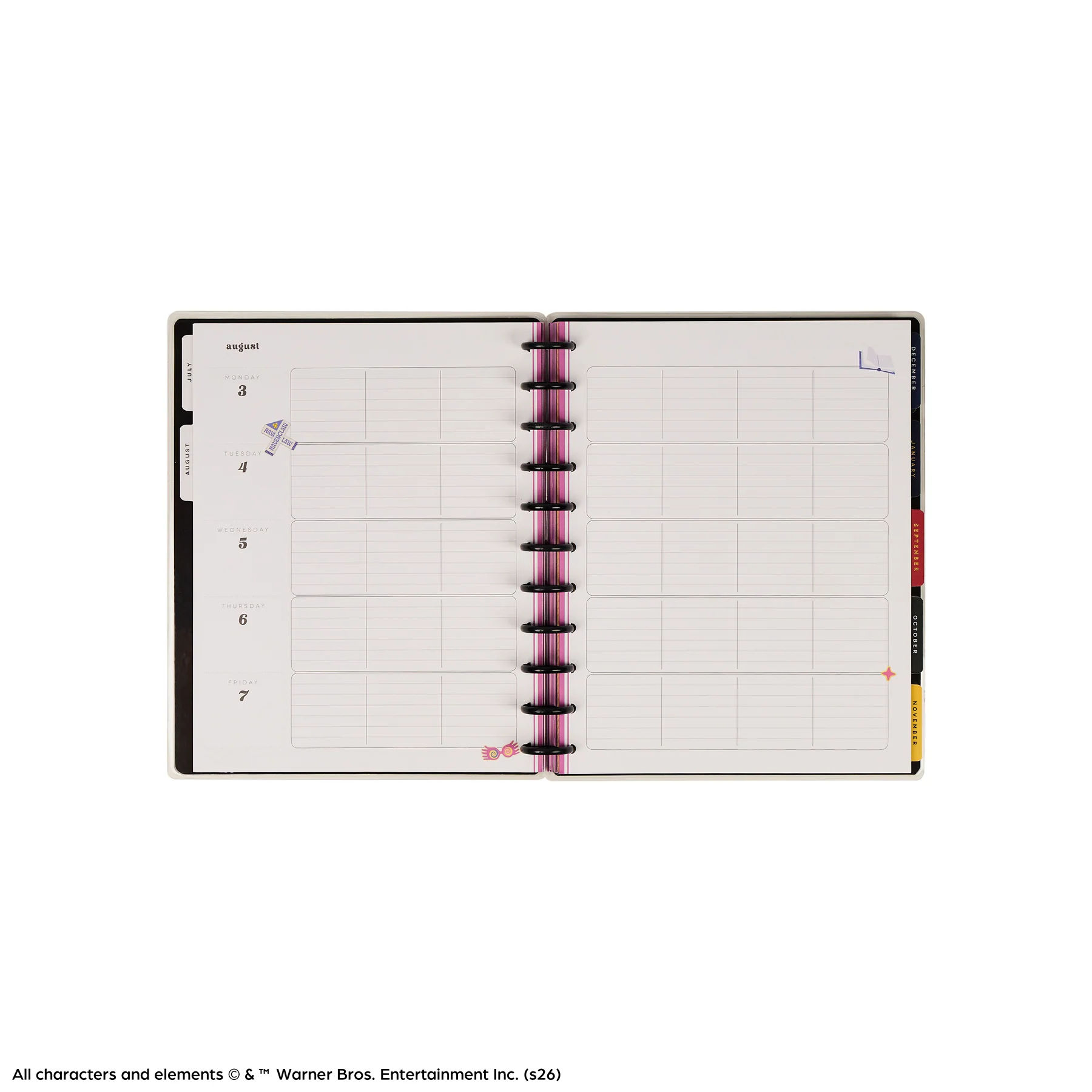 2026–2027 Harry Potter Bulletin Board Customizable Teacher Planner - Big Teacher Layout - 12 Months - Image 22