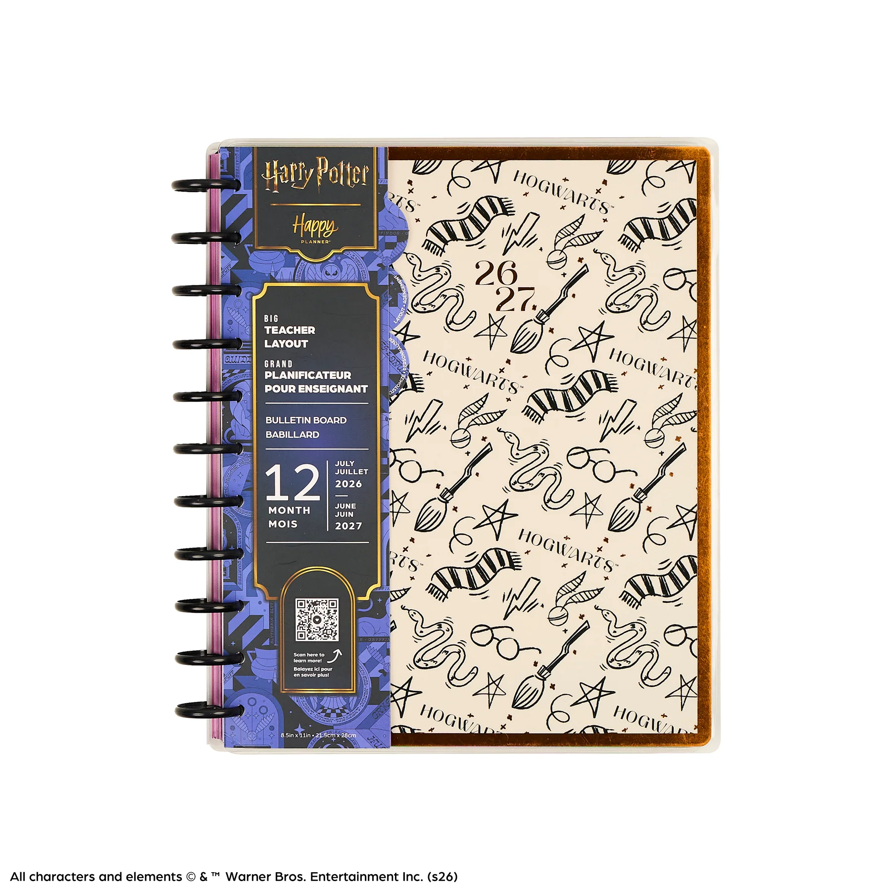 2026–2027 Harry Potter Bulletin Board Customizable Teacher Planner - Big Teacher Layout - 12 Months - Image 23