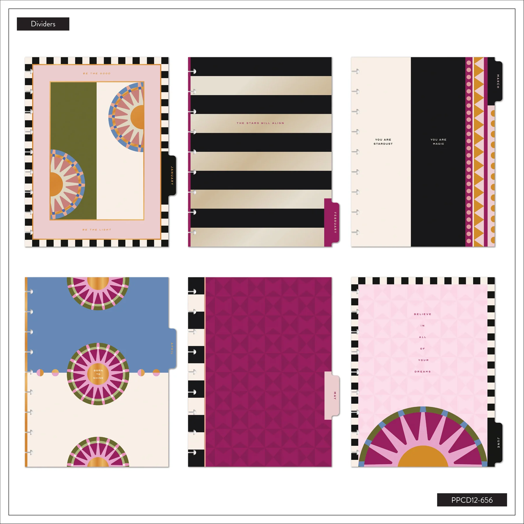 2026–2027 Horizon Lines Customizable Planner - Classic Color Block Layout - 12 Months - Image 15