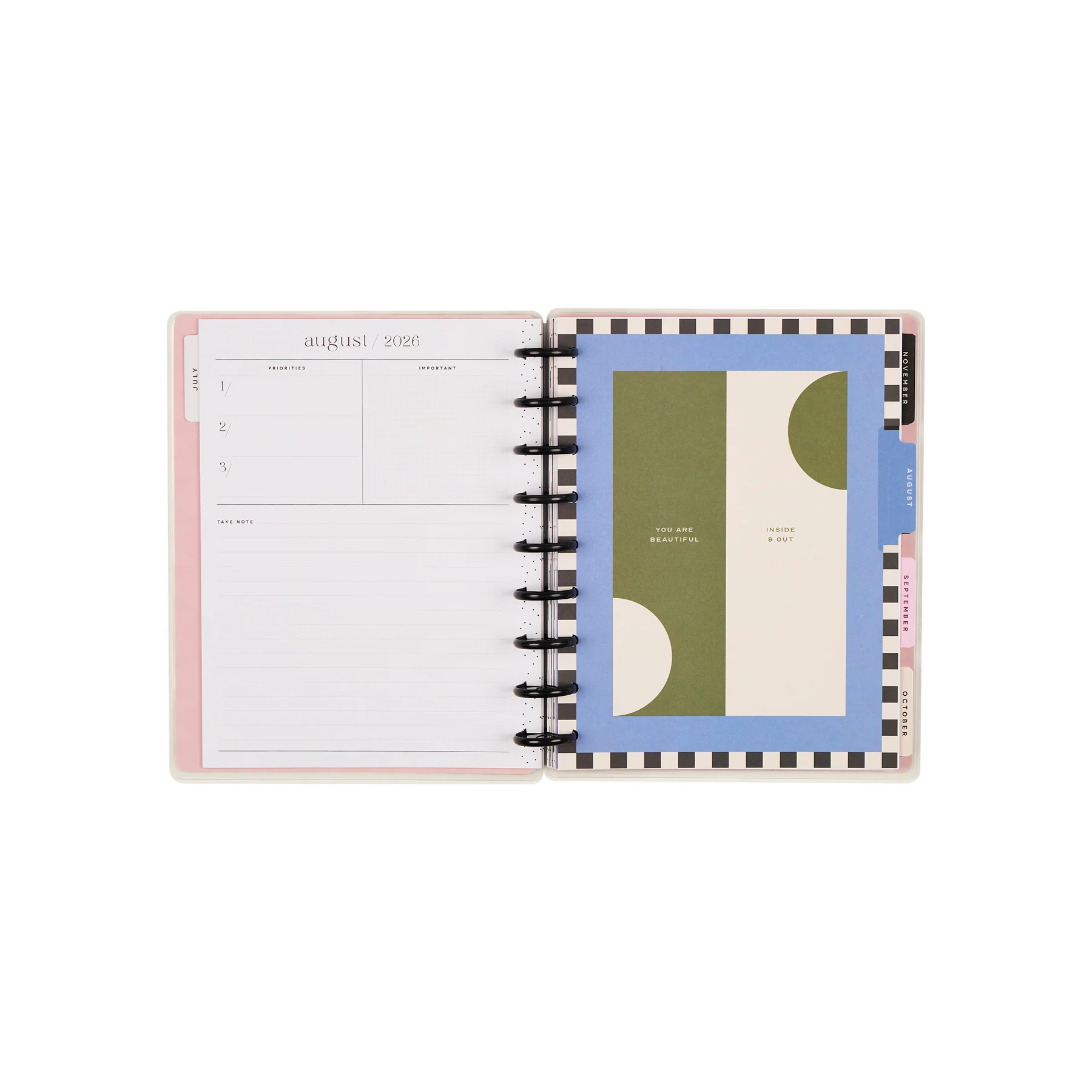 2026–2027 Horizon Lines Customizable Planner - Classic Color Block Layout - 12 Months - Image 17