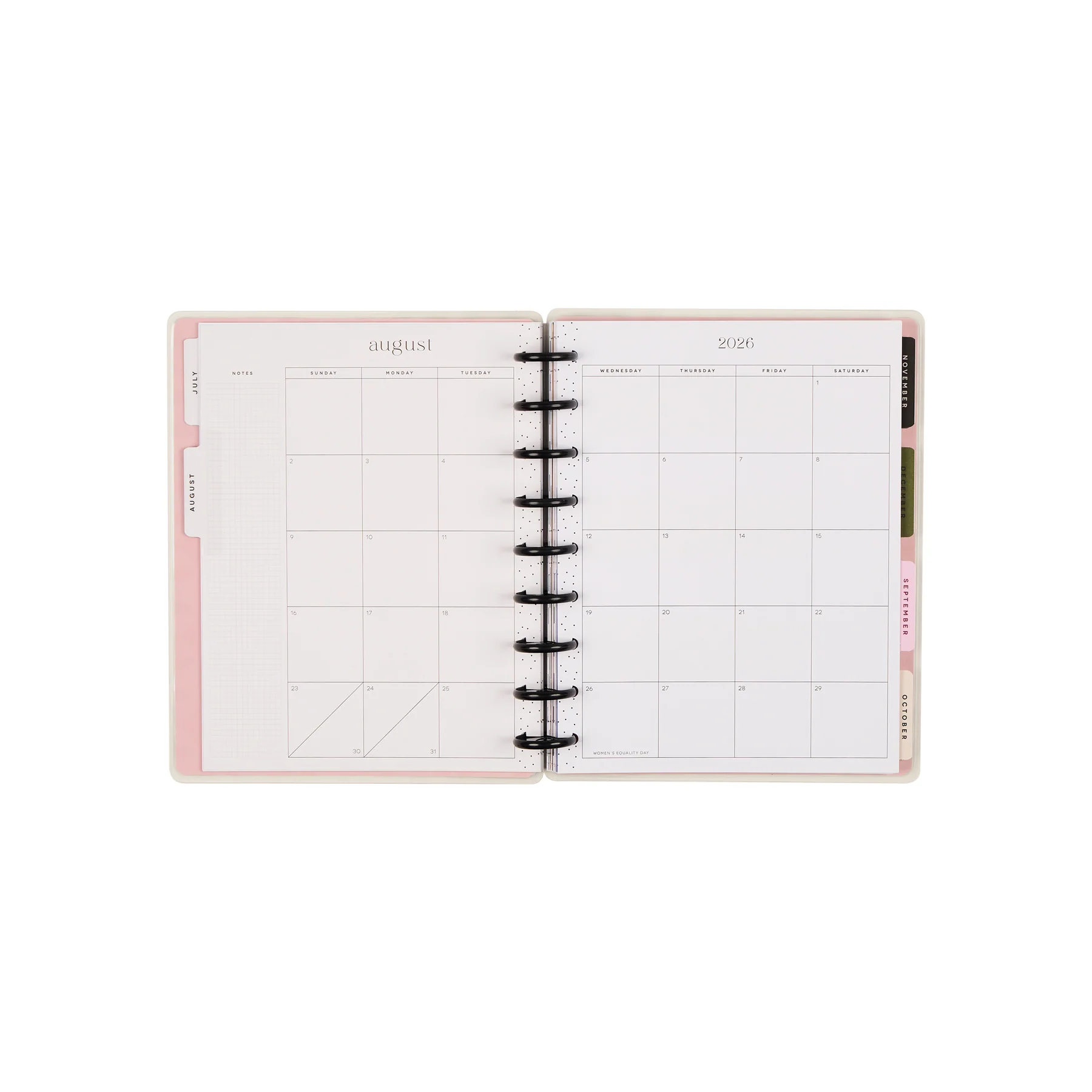 2026–2027 Horizon Lines Customizable Planner - Classic Color Block Layout - 12 Months - Image 18