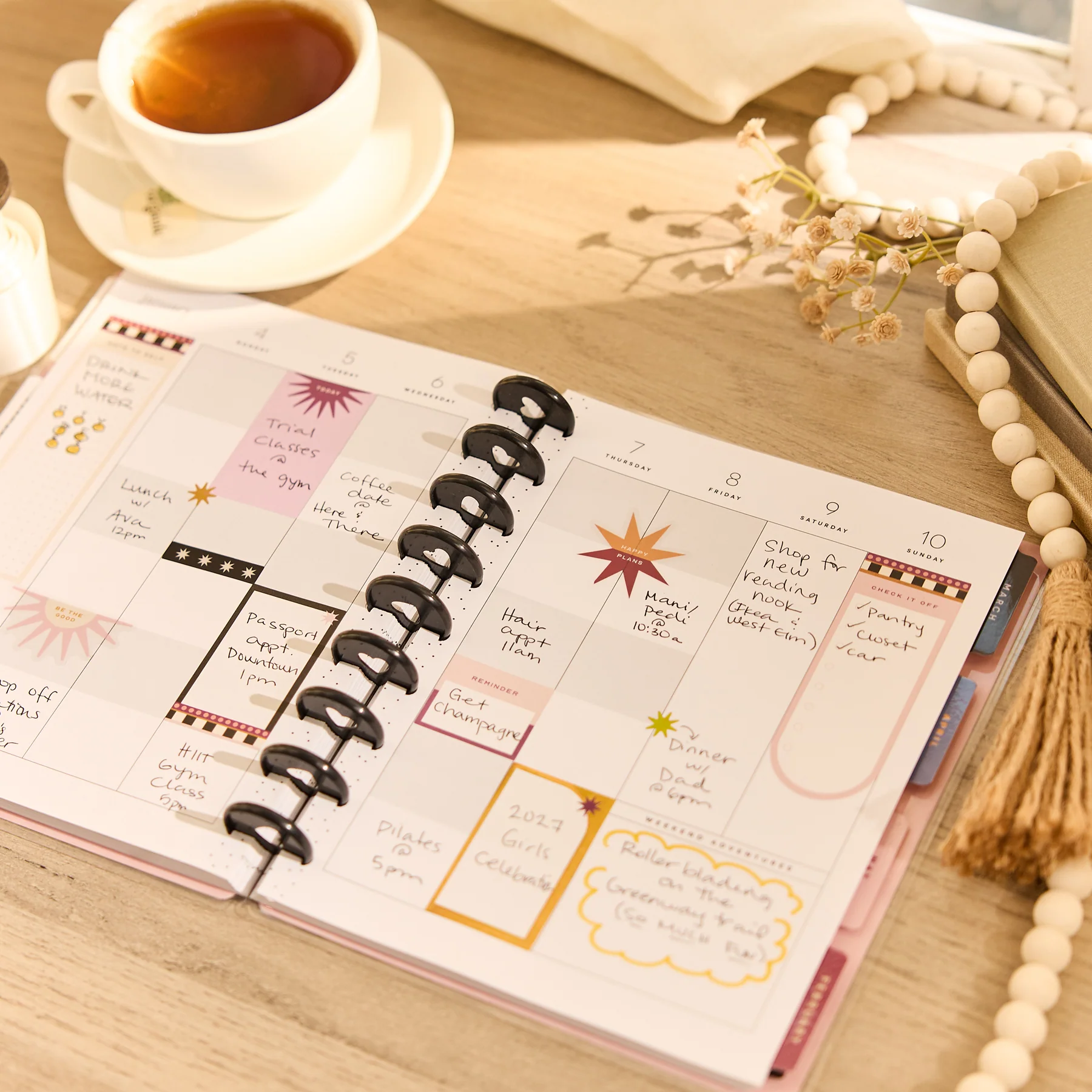 2026–2027 Horizon Lines Customizable Planner - Classic Color Block Layout - 12 Months - Image 6