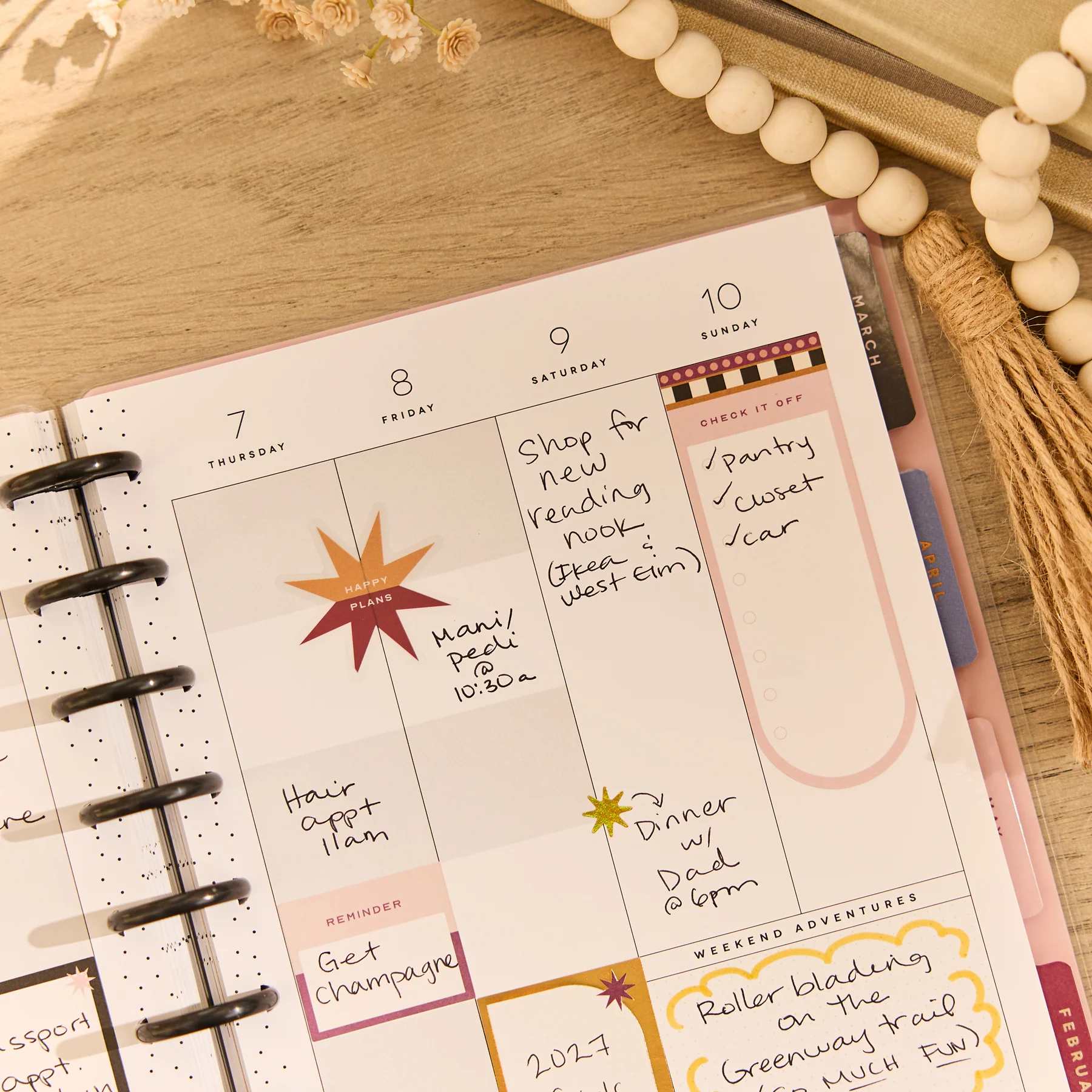 2026–2027 Horizon Lines Customizable Planner - Classic Color Block Layout - 12 Months - Image 7