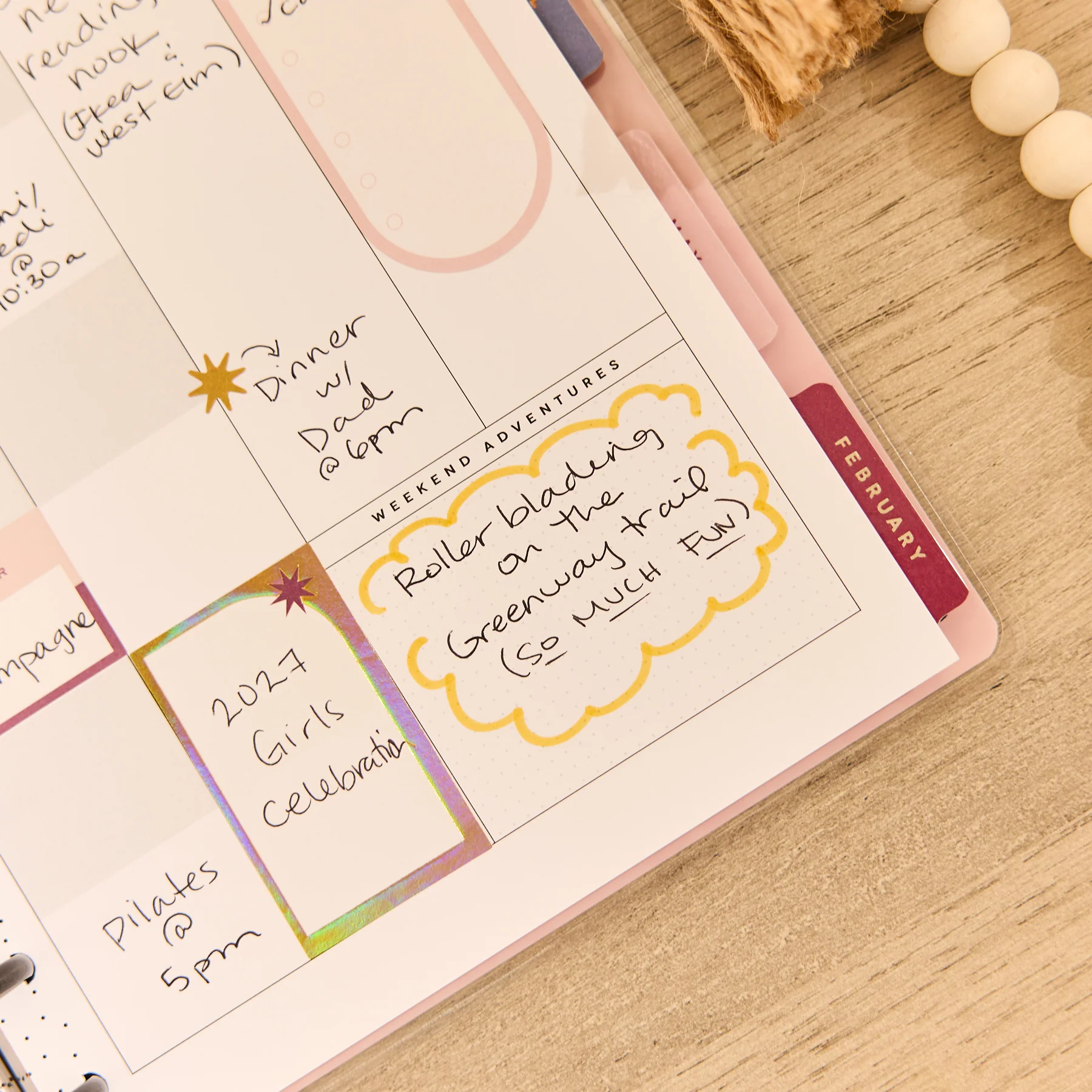 2026–2027 Horizon Lines Customizable Planner - Classic Color Block Layout - 12 Months - Image 8