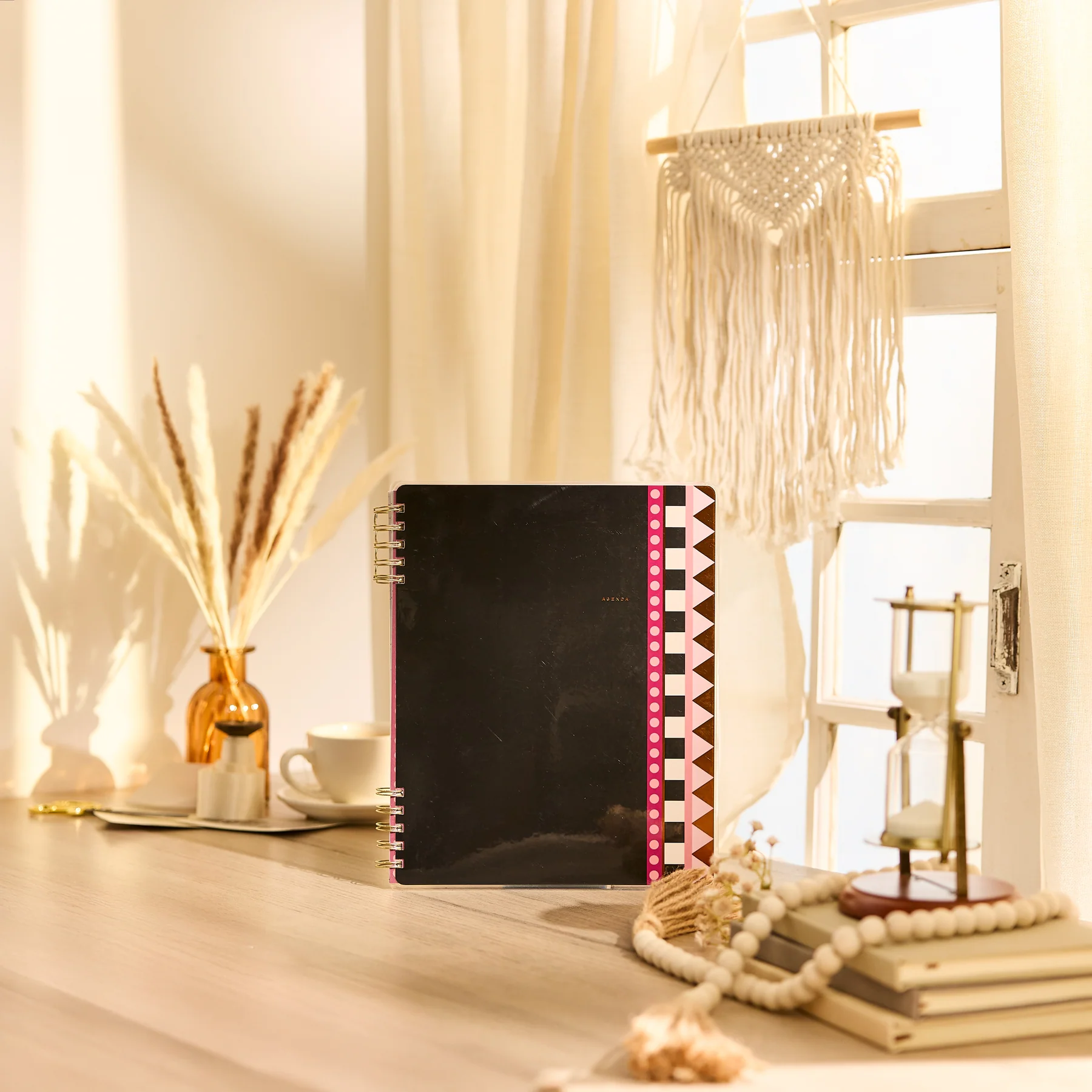 2026–2027 Horizon Lines Customizable Spiral Planner - Big Dashboard Layout - 12 Months - Image 3
