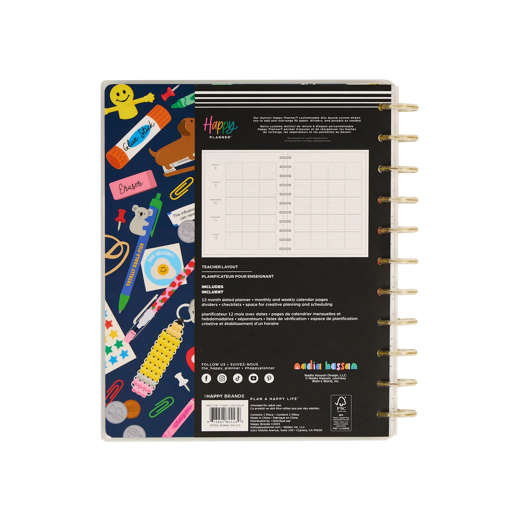 2026–2027 Live Love Teach Customizable Teacher Planner - Big Teacher Layout - 12 Months - Image 21
