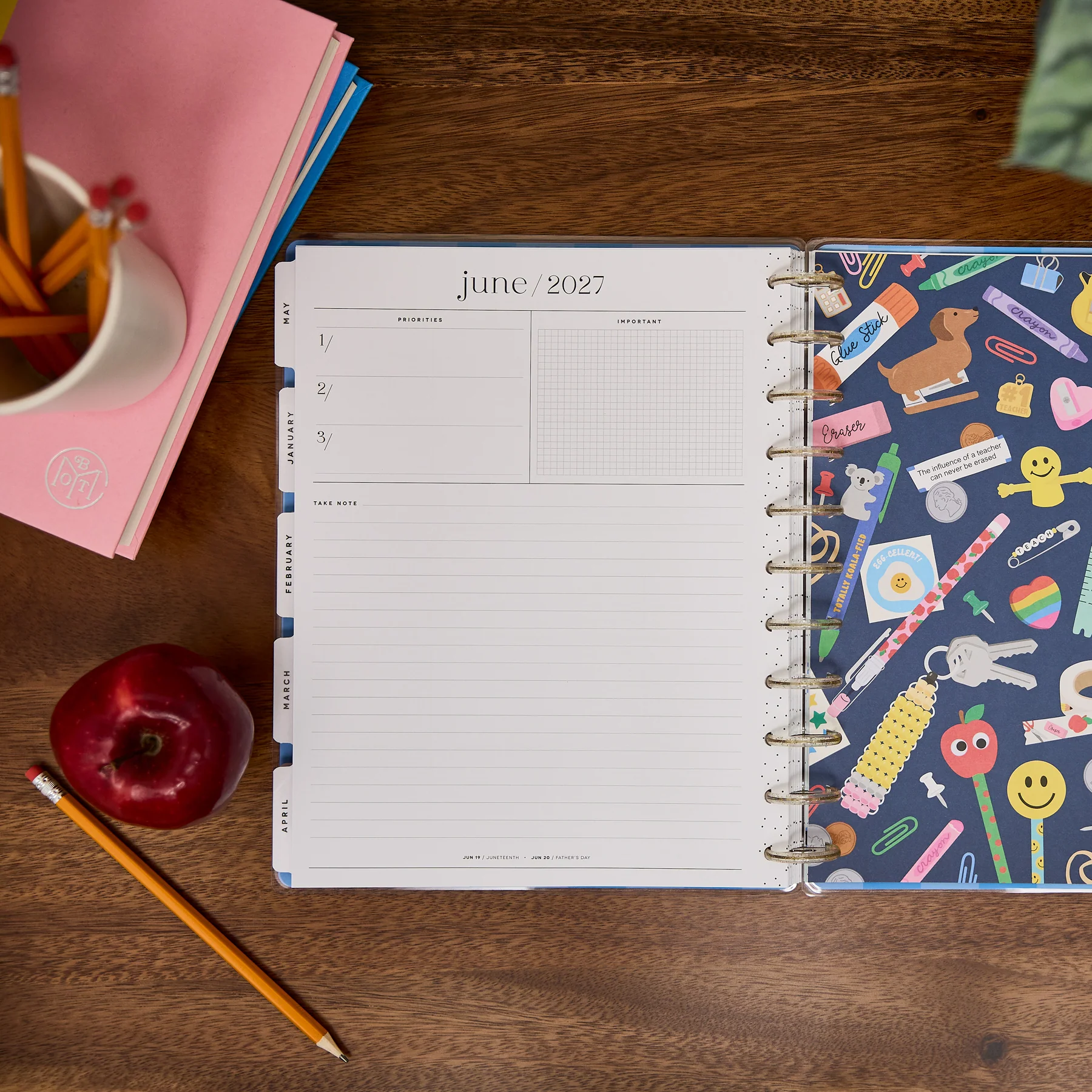 2026–2027 Live Love Teach Customizable Teacher Planner - Big Teacher Layout - 12 Months - Image 8