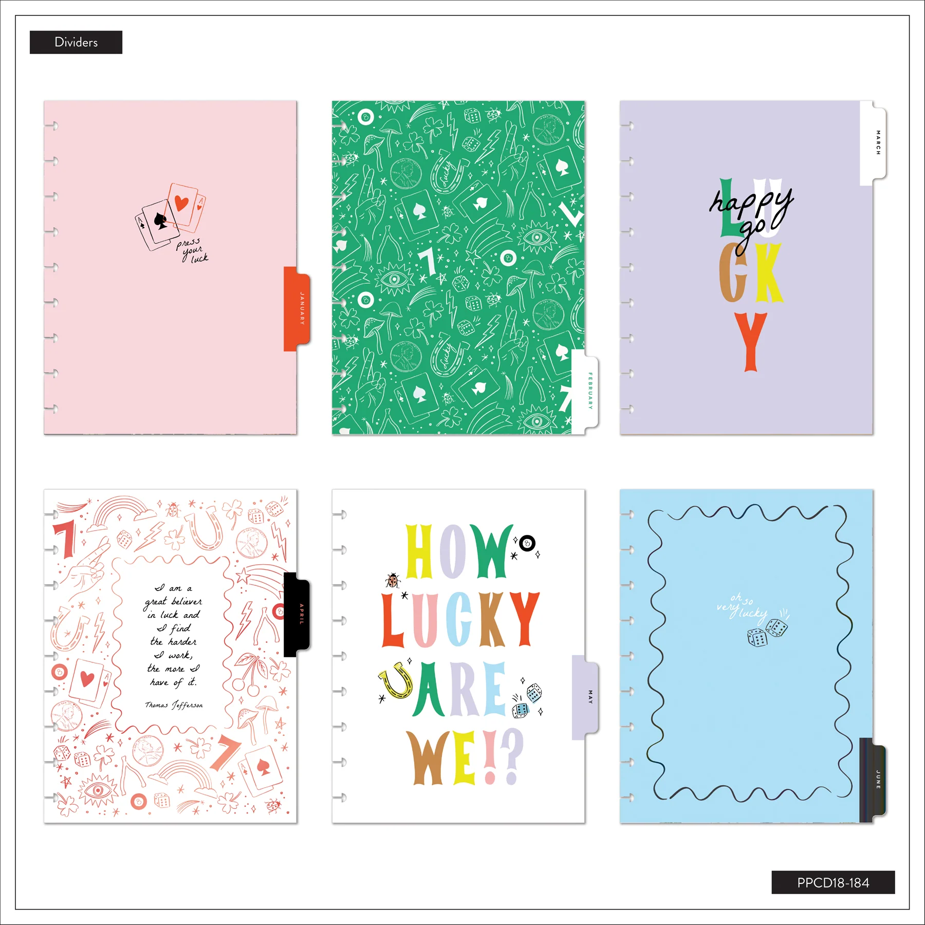 2026–2027 Lucky Day Customizable Planner - Classic Horizontal Layout - 18 Months - Image 16