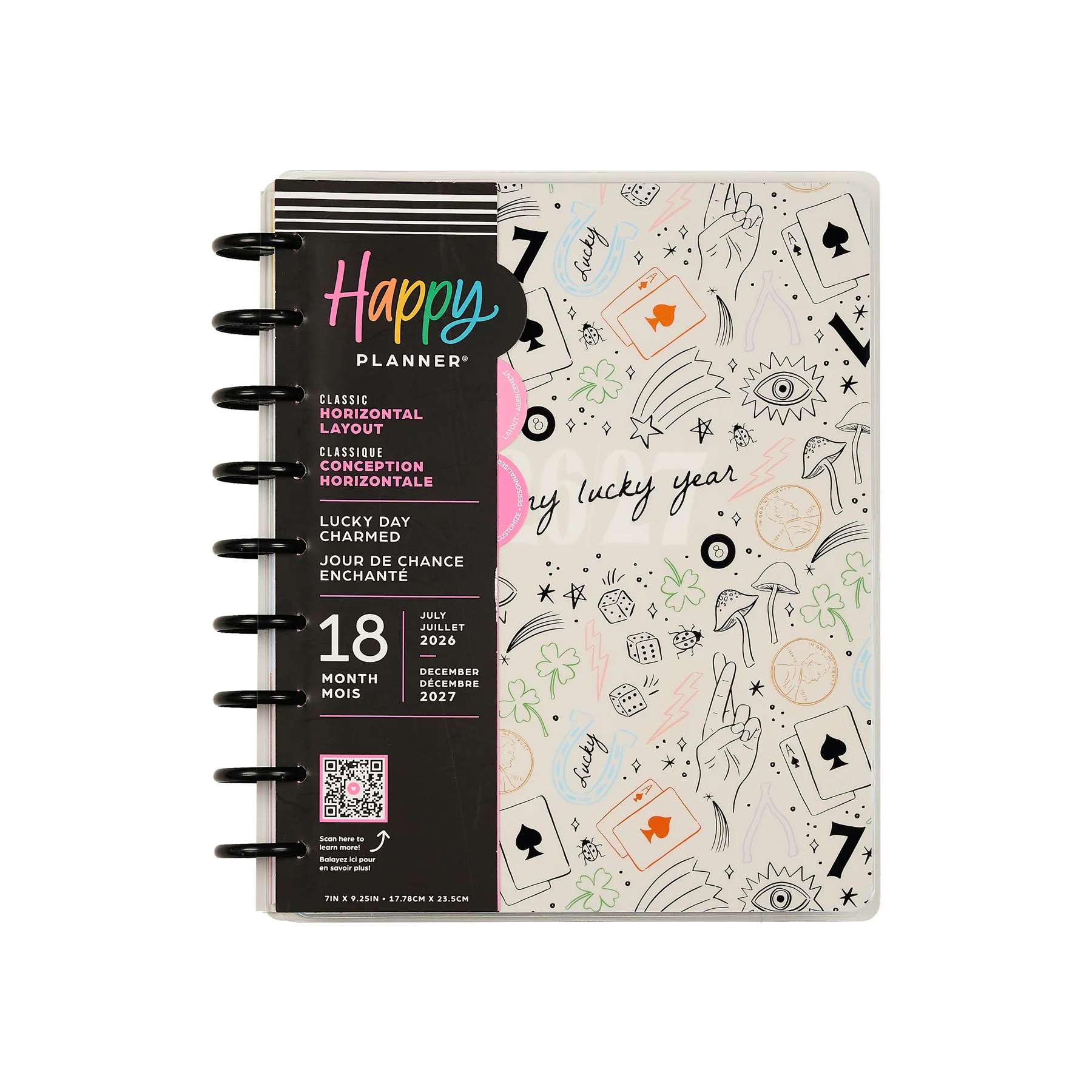 2026–2027 Lucky Day Customizable Planner - Classic Horizontal Layout - 18 Months - Image 22