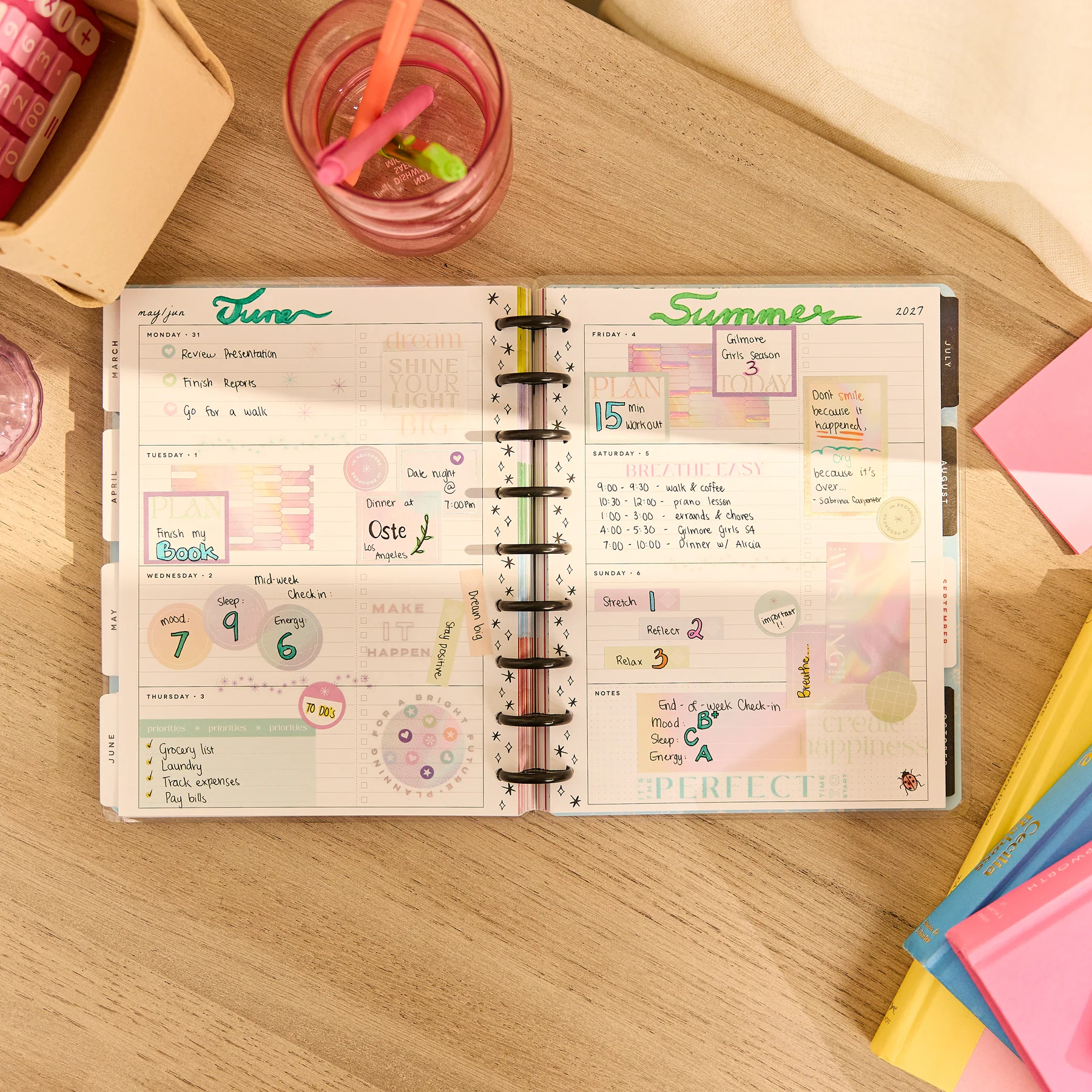 2026–2027 Lucky Day Customizable Planner - Classic Horizontal Layout - 18 Months - Image 4