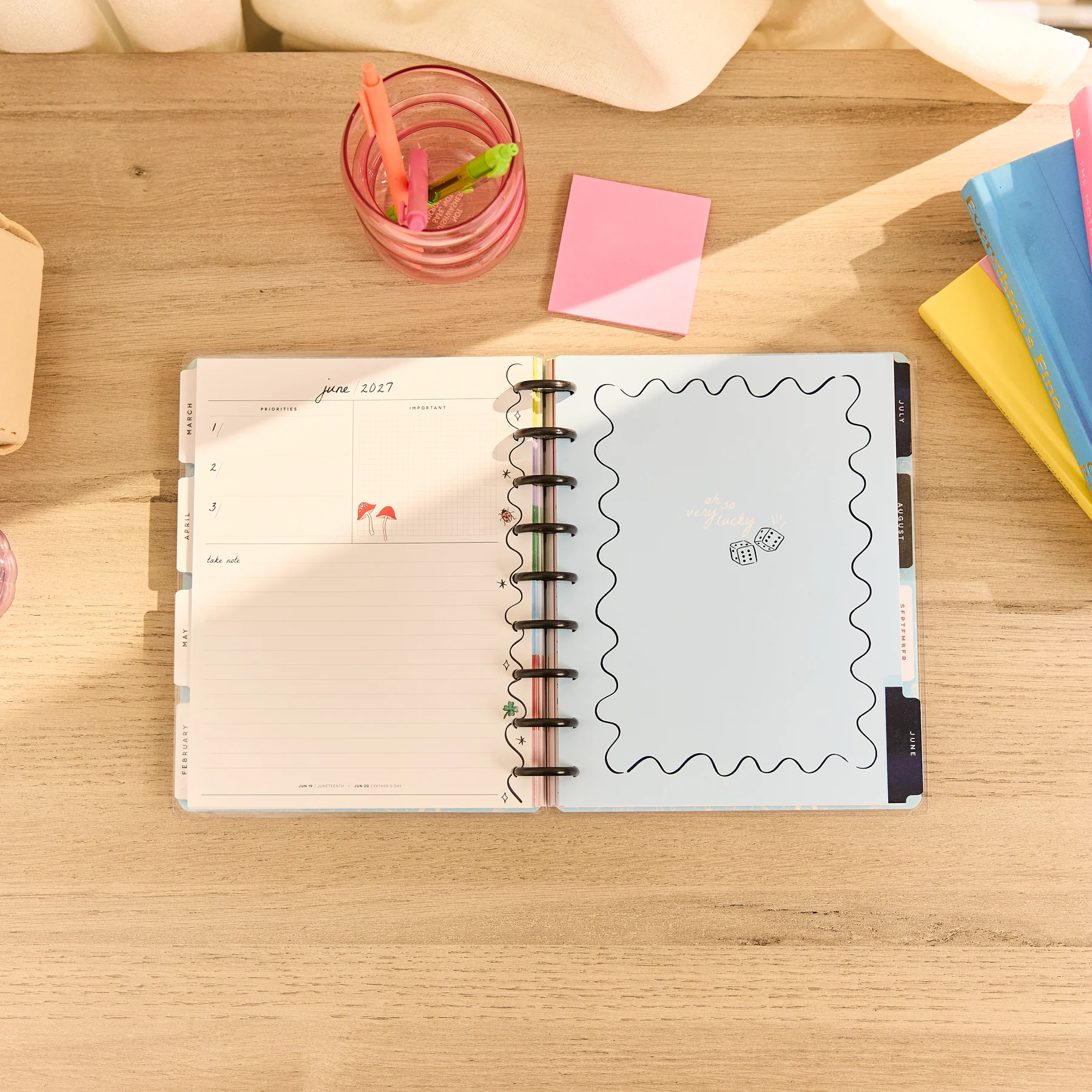 2026–2027 Lucky Day Customizable Planner - Classic Horizontal Layout - 18 Months - Image 8