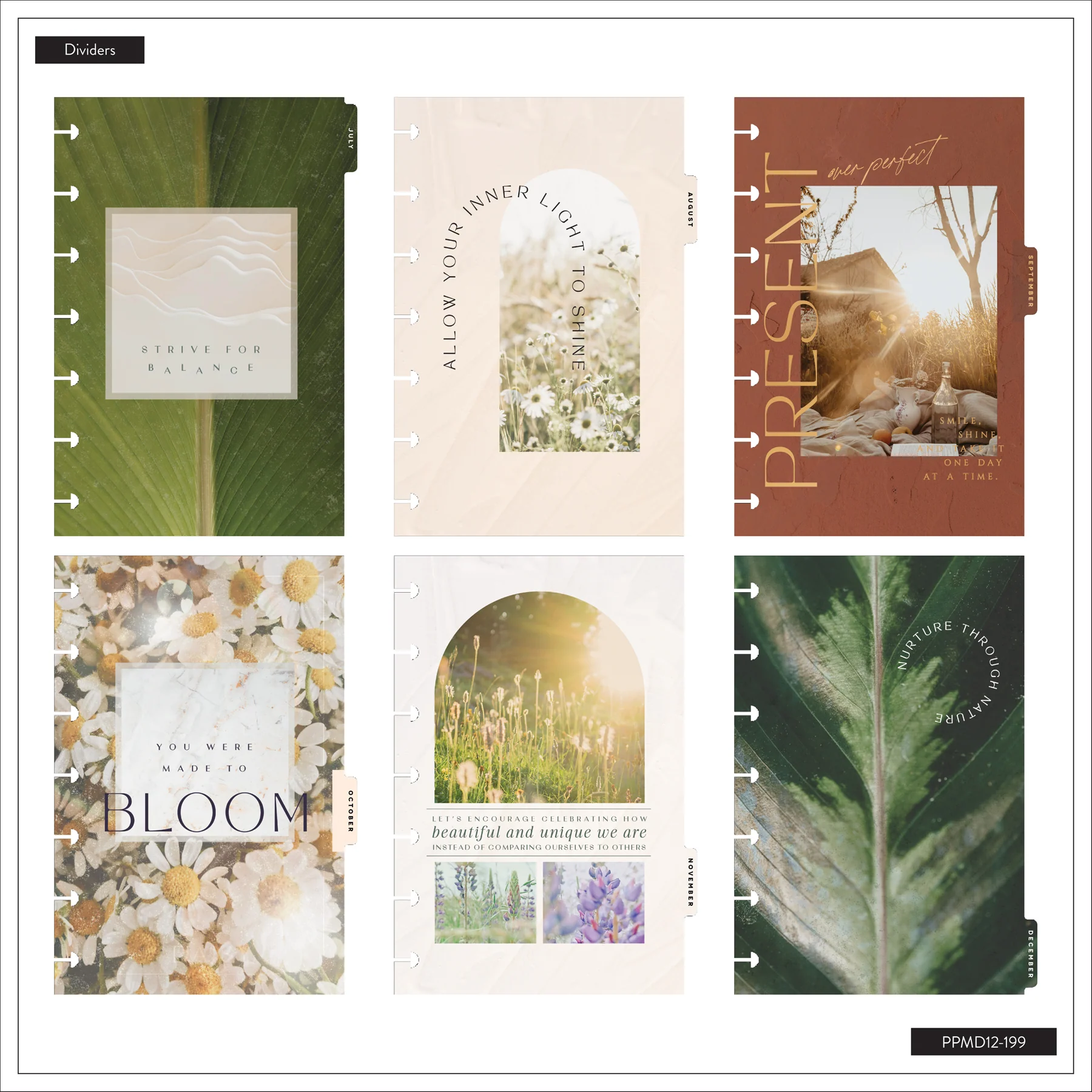 2026–2027 Modern Nature Customizable Planner - Mini Vertical Layout - 12 Months - Image 12