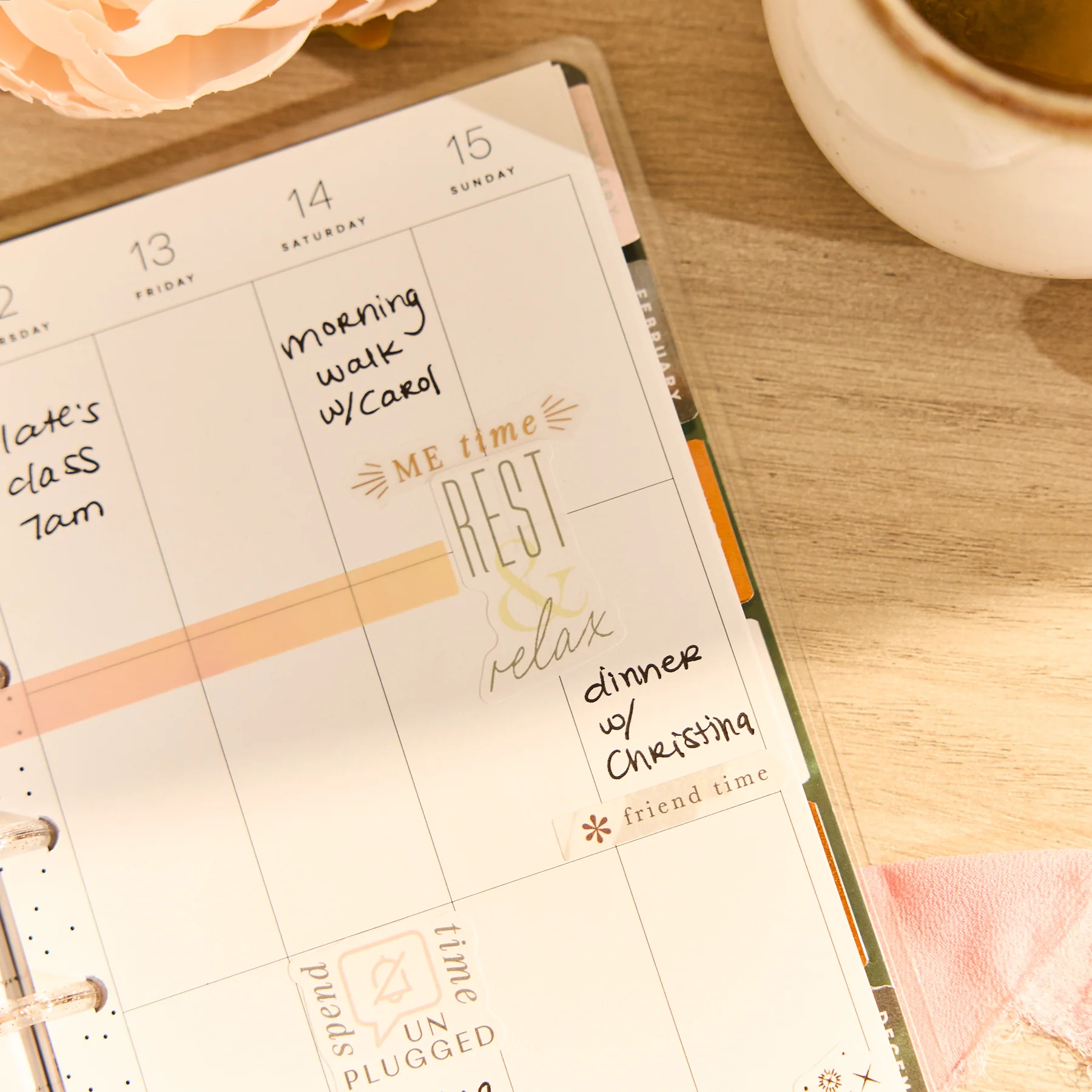 2026–2027 Modern Nature Customizable Planner - Mini Vertical Layout - 12 Months - Image 6