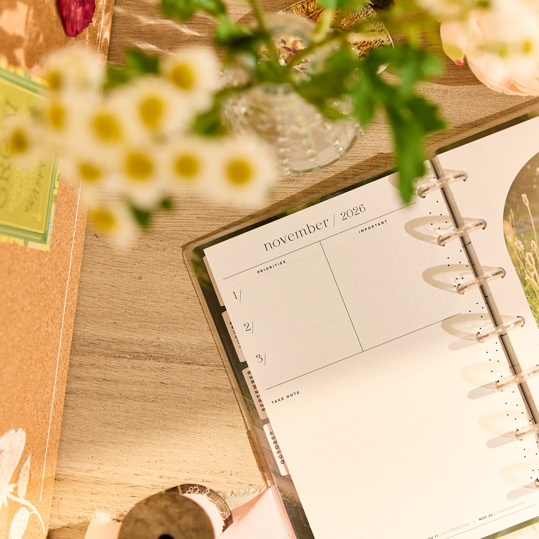 2026–2027 Modern Nature Customizable Planner - Mini Vertical Layout - 12 Months - Image 9