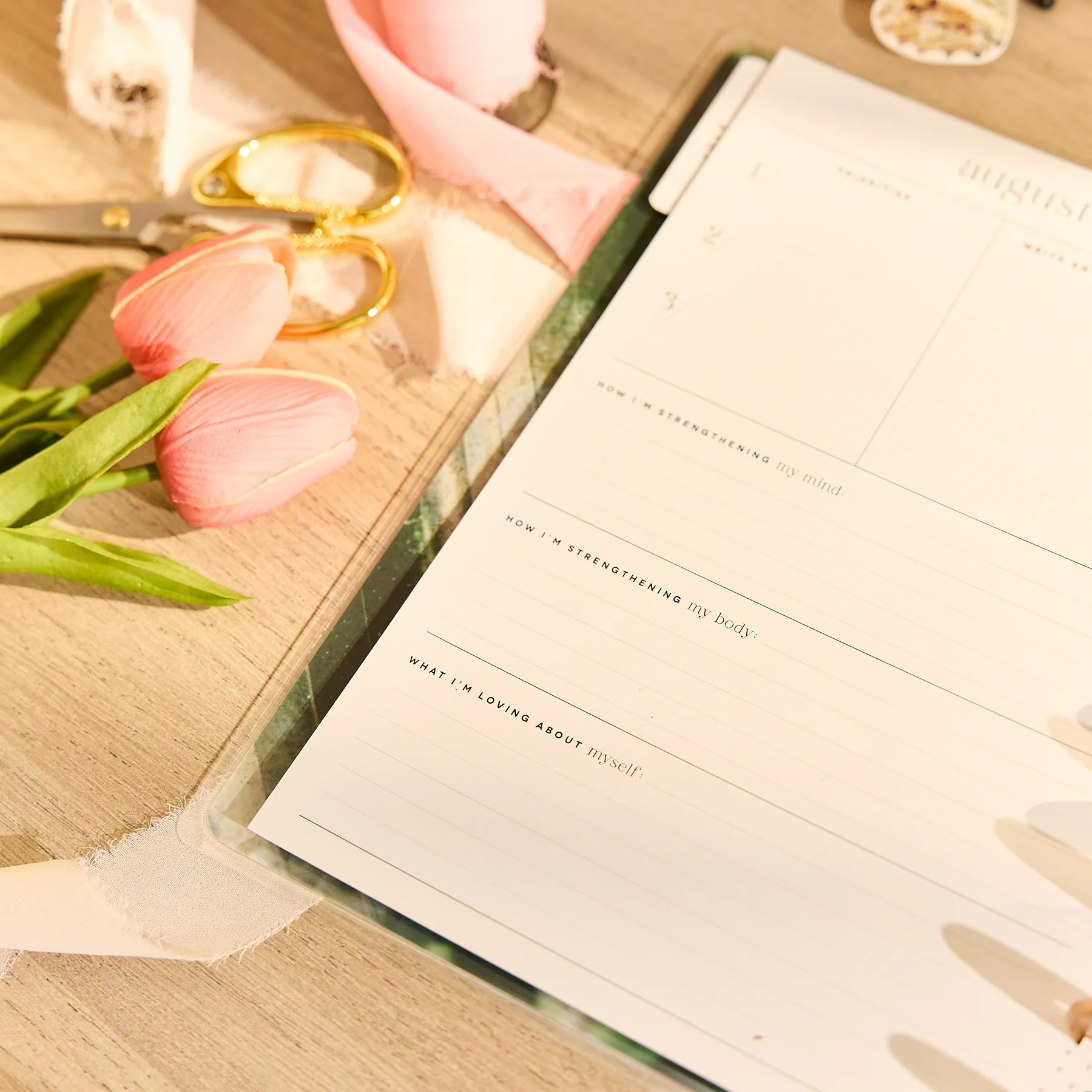 2026–2027 Modern Nature Customizable Wellness Planner - Classic Wellness Layout - 12 Months - Image 12