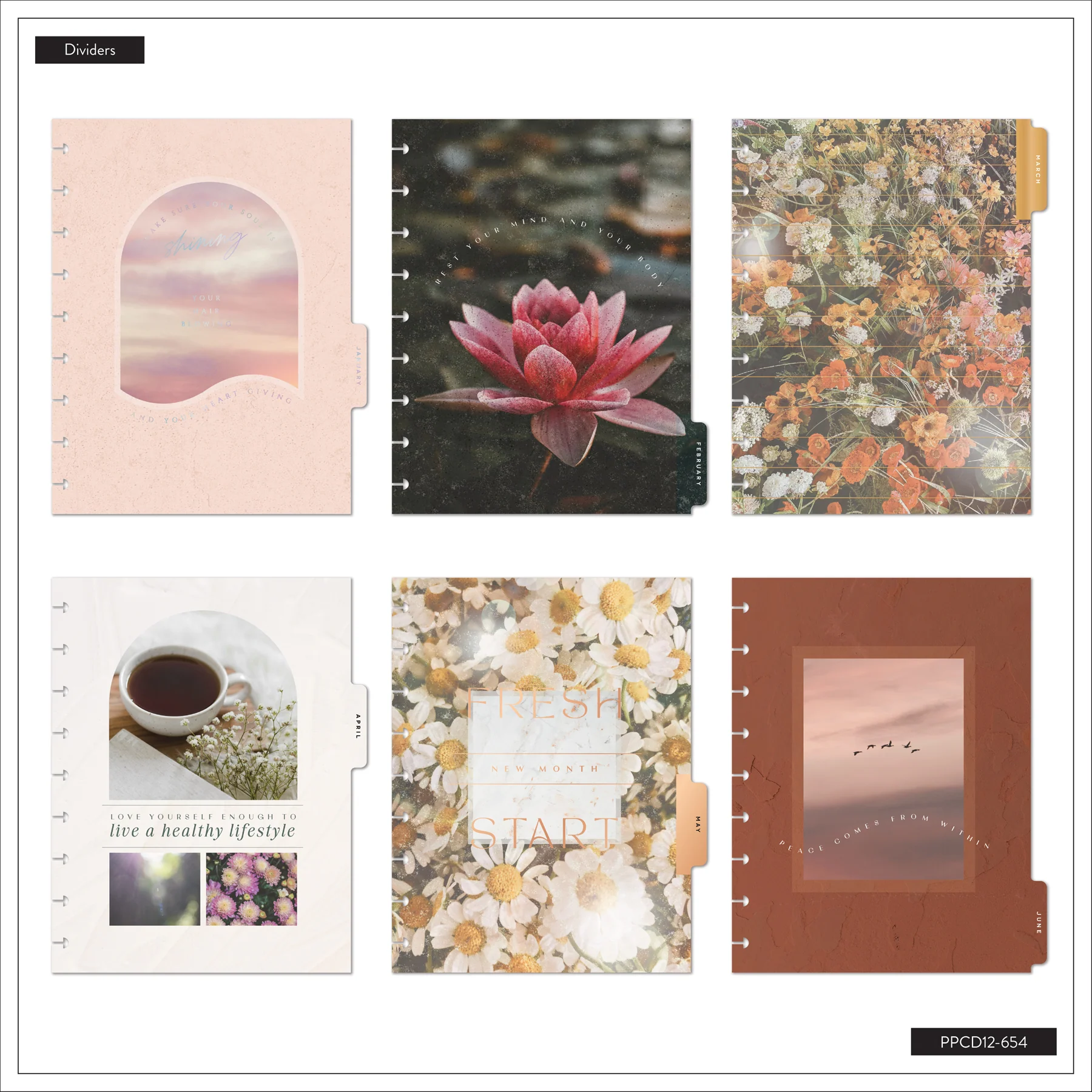 2026–2027 Modern Nature Customizable Wellness Planner - Classic Wellness Layout - 12 Months - Image 15