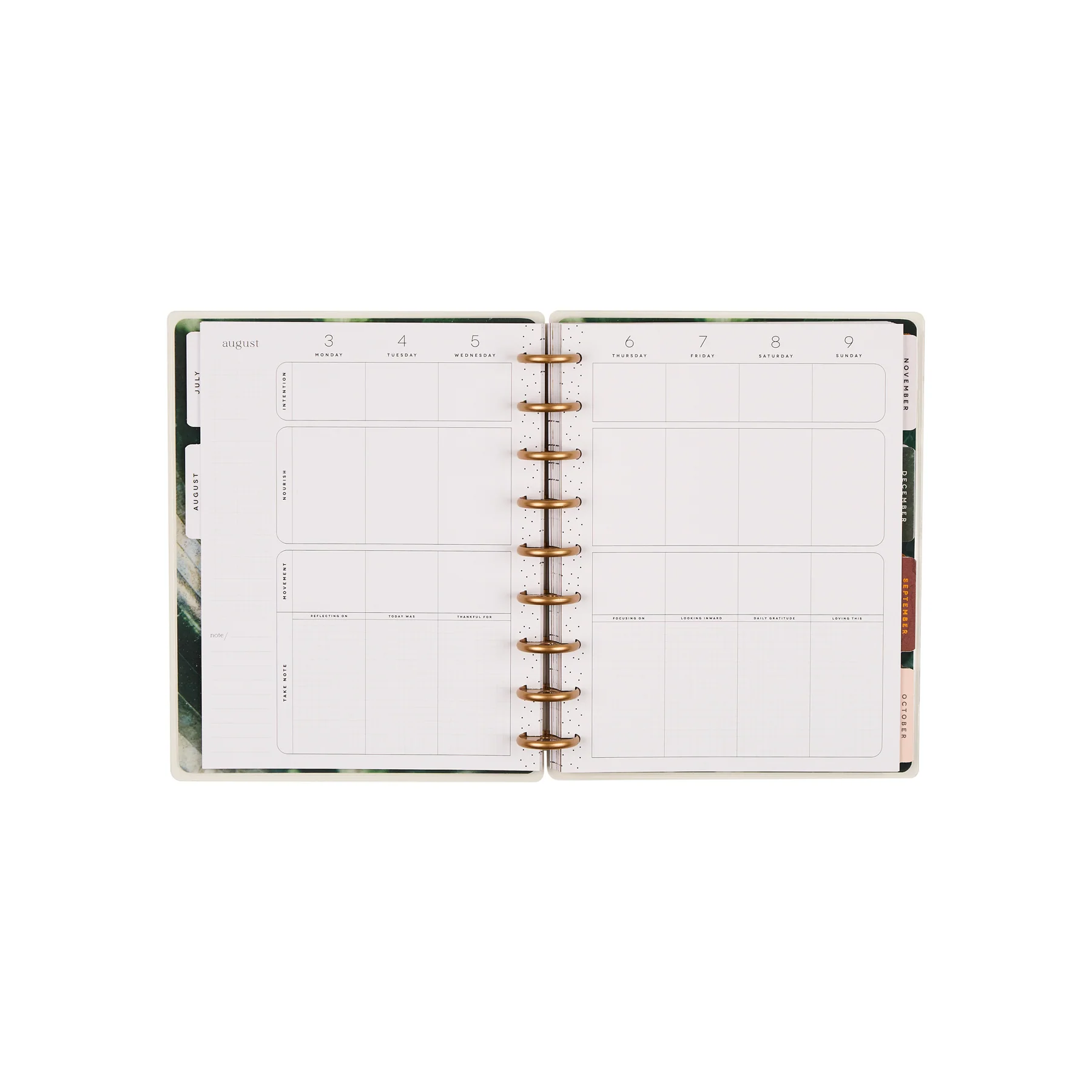 2026–2027 Modern Nature Customizable Wellness Planner - Classic Wellness Layout - 12 Months - Image 19