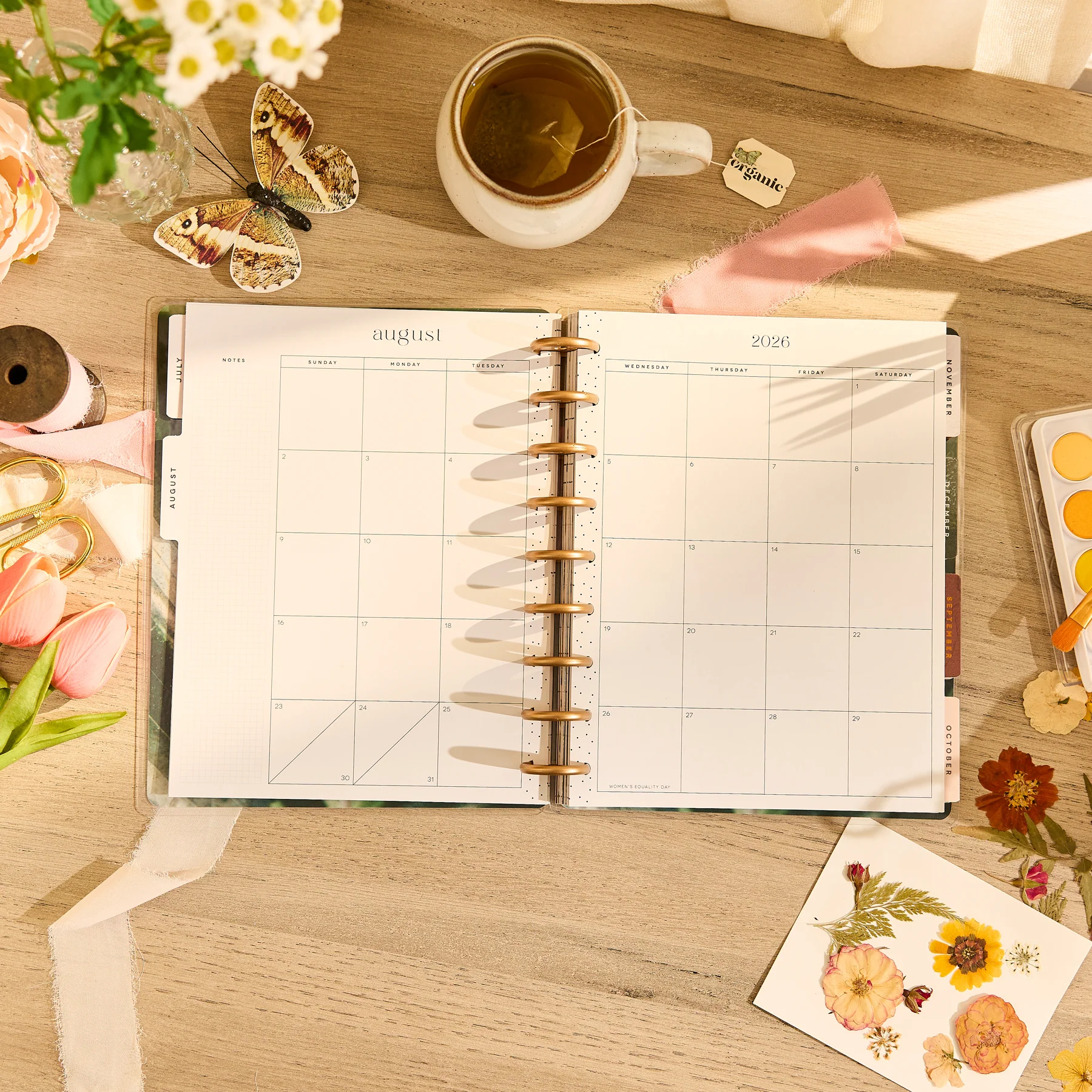 2026–2027 Modern Nature Customizable Wellness Planner - Classic Wellness Layout - 12 Months - Image 9