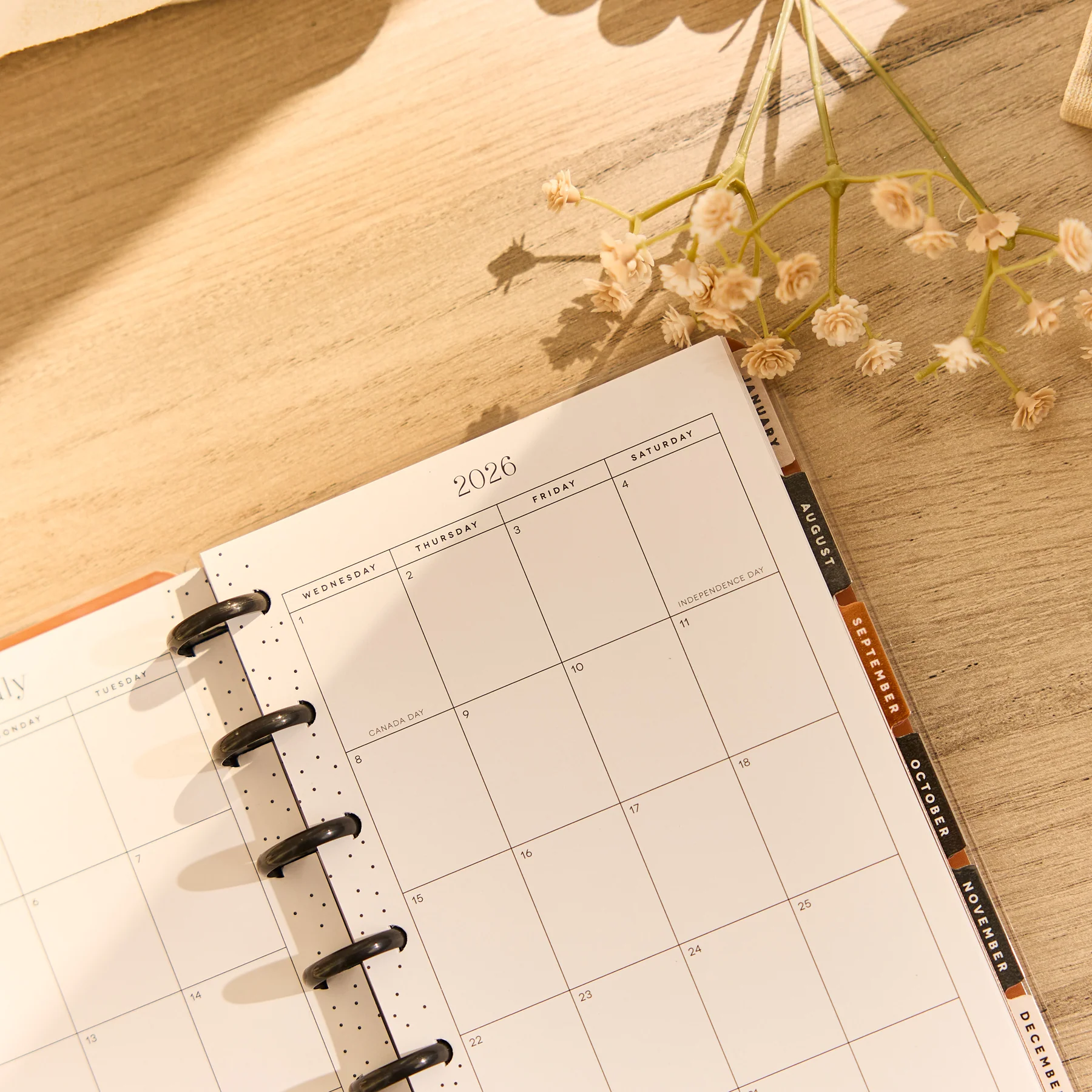 2026–2027 Neutral Noir Customizable Planner - Mini Vertical Layout - 12 Months - Image 10