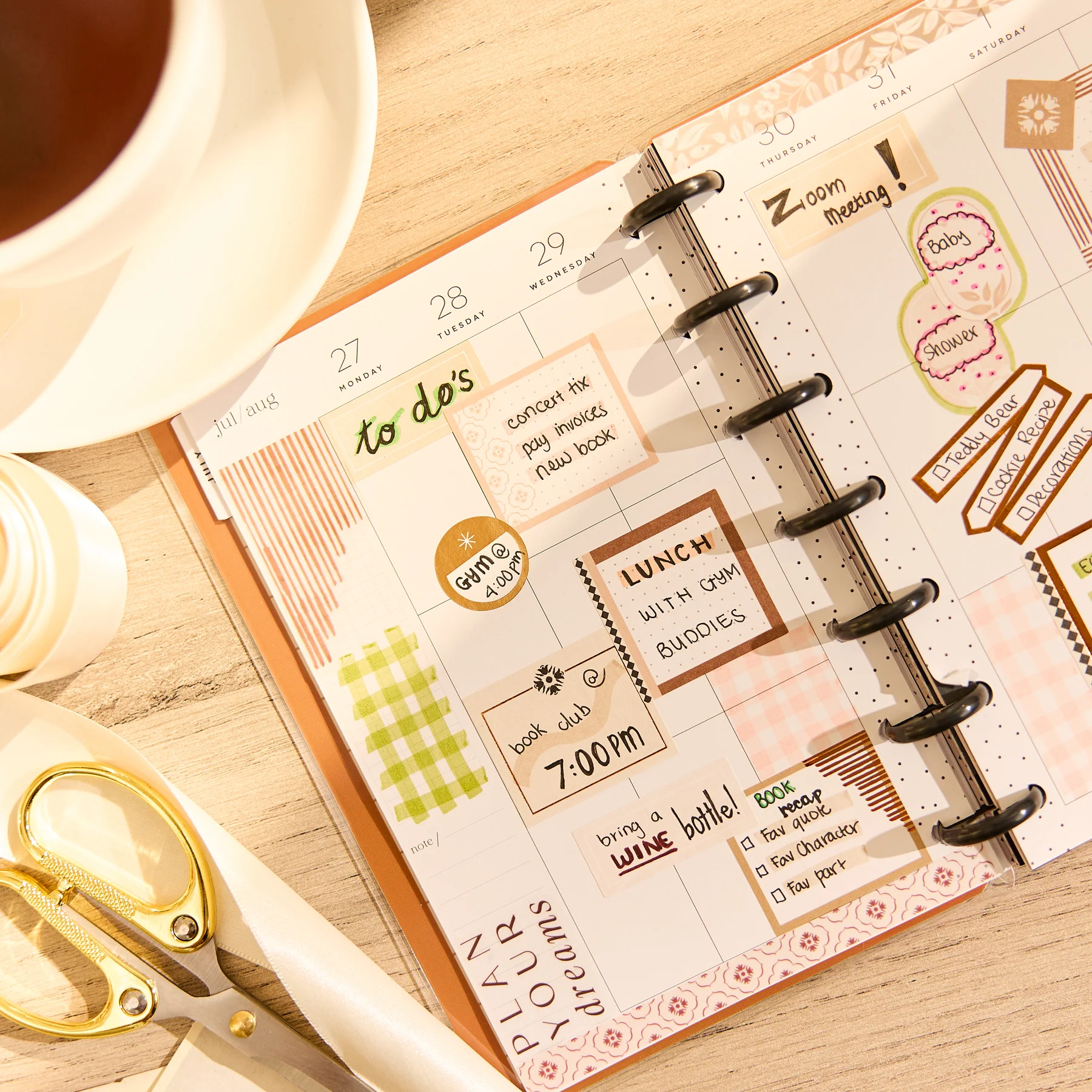 2026–2027 Neutral Noir Customizable Planner - Mini Vertical Layout - 12 Months - Image 5