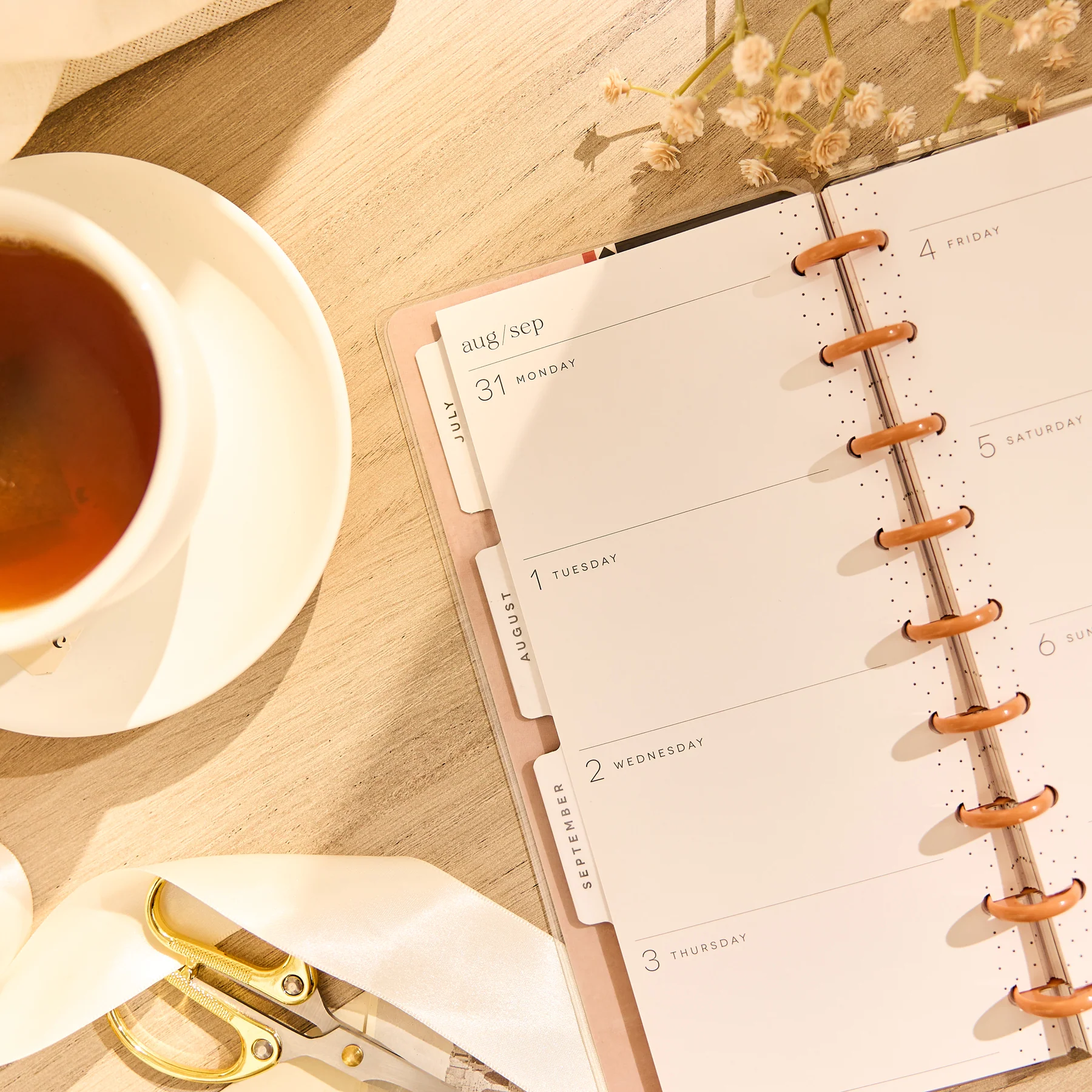 2026–2027 Neutral Noir Customizable Planner - Skinny Classic Horizontal Layout - 12 Months - Image 11