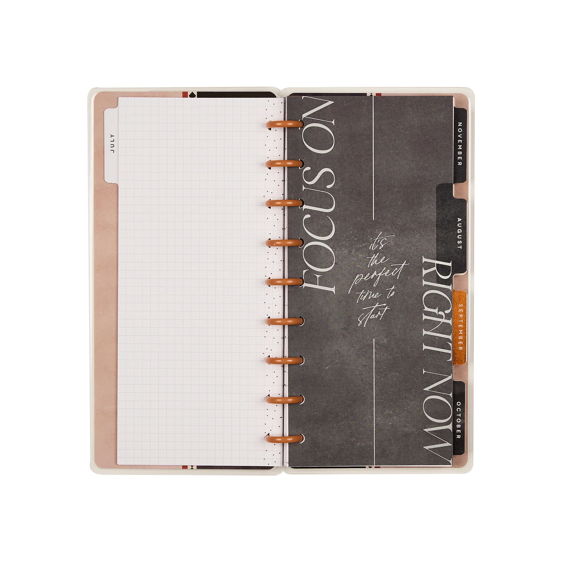 2026–2027 Neutral Noir Customizable Planner - Skinny Classic Horizontal Layout - 12 Months - Image 15