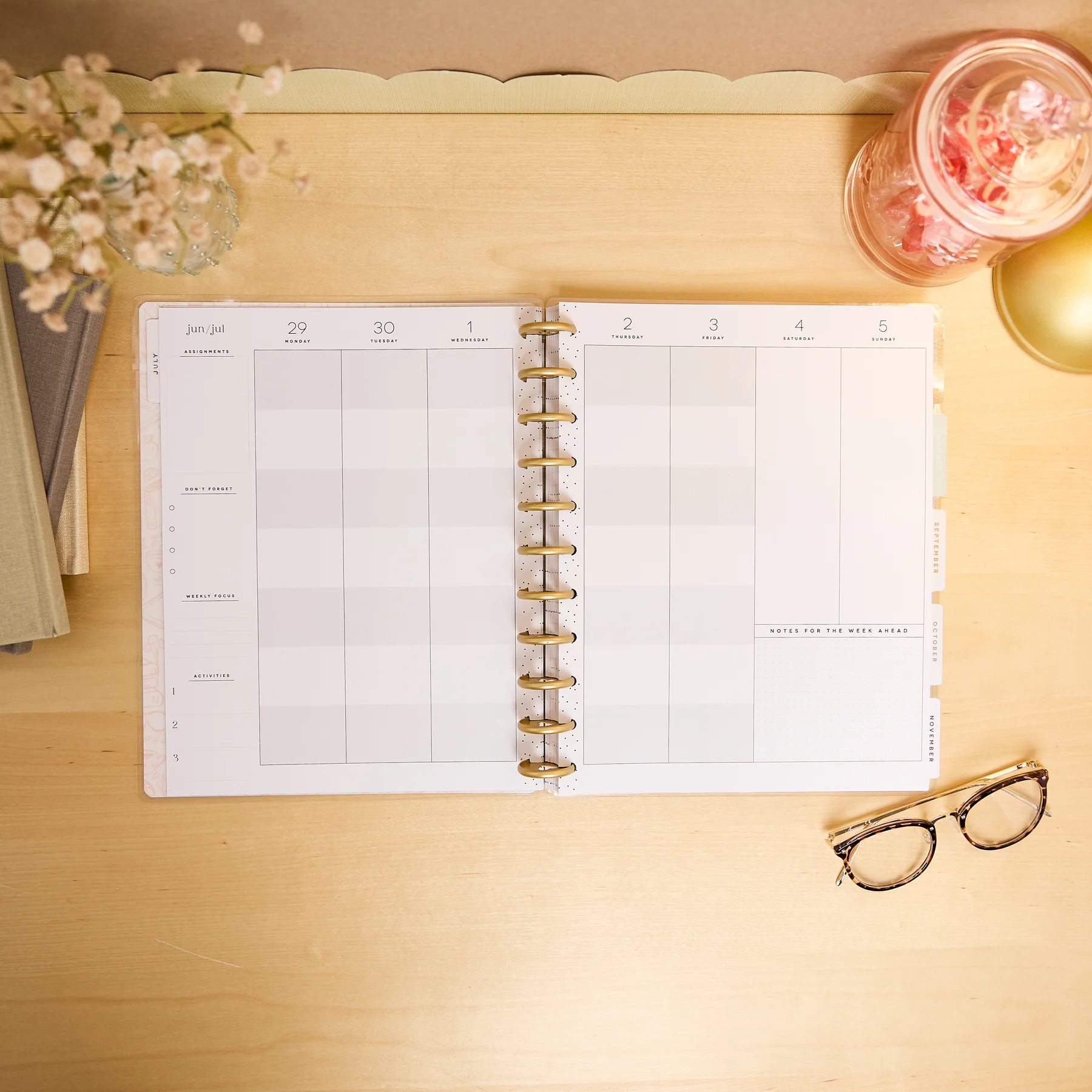 2026–2027 Pastel Poetry Customizable Homeschool Planner - Big Homeschool Layout - 12 Months - Image 12