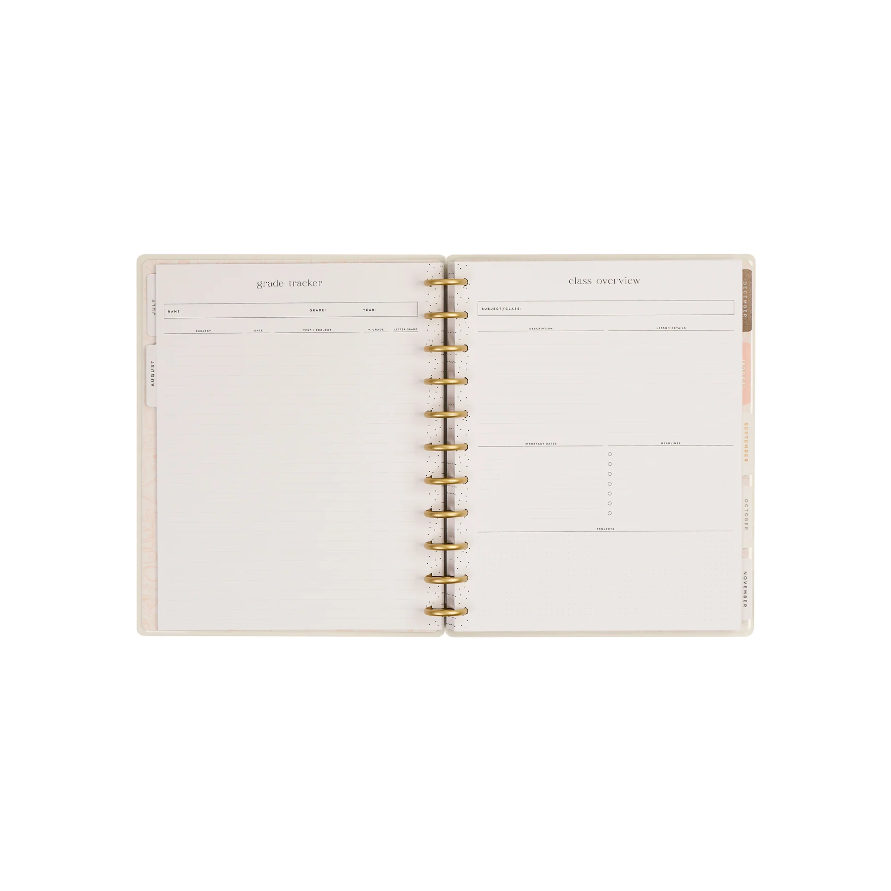 2026–2027 Pastel Poetry Customizable Homeschool Planner - Big Homeschool Layout - 12 Months - Image 16