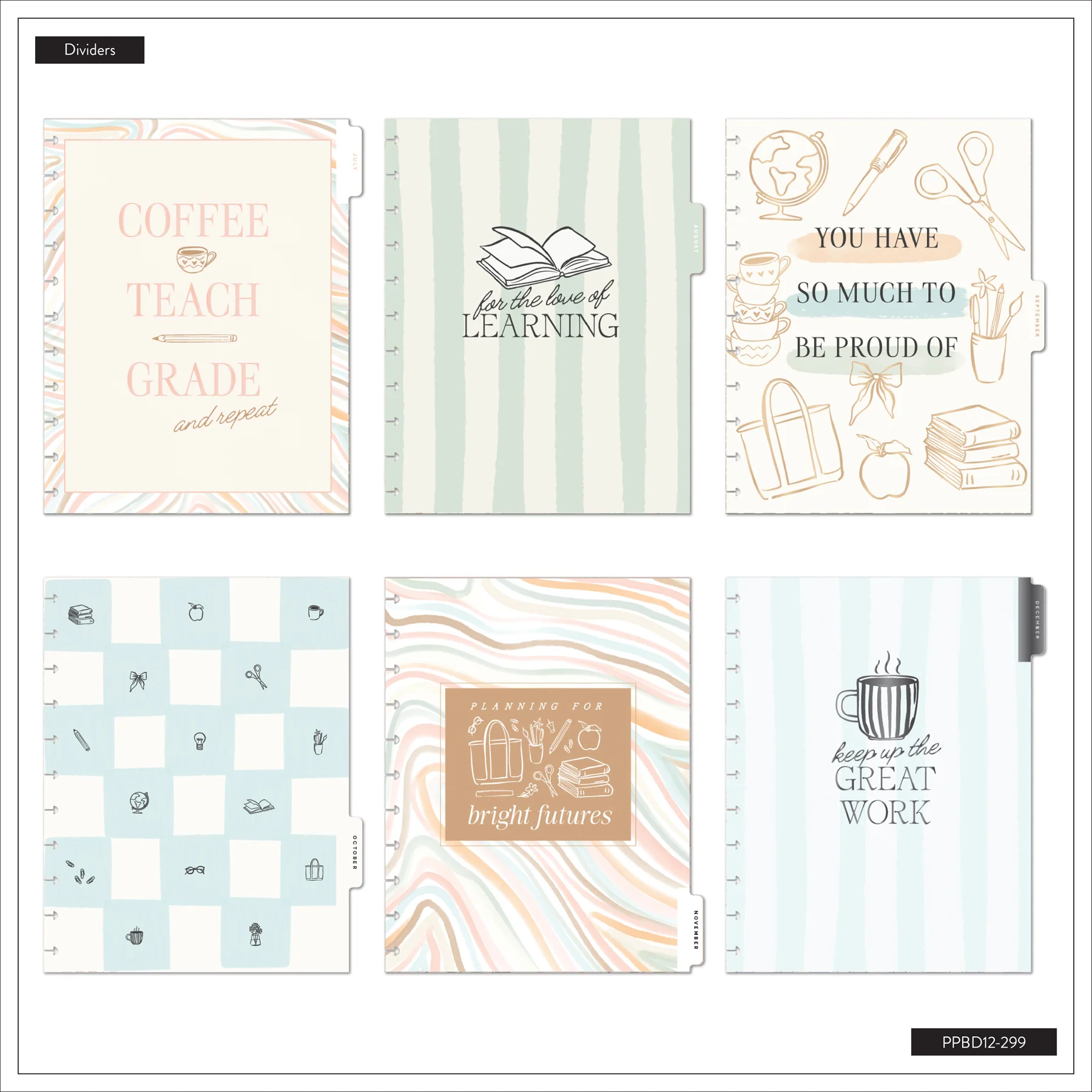 2026–2027 Pastel Poetry Customizable Homeschool Planner - Big Homeschool Layout - 12 Months - Image 17