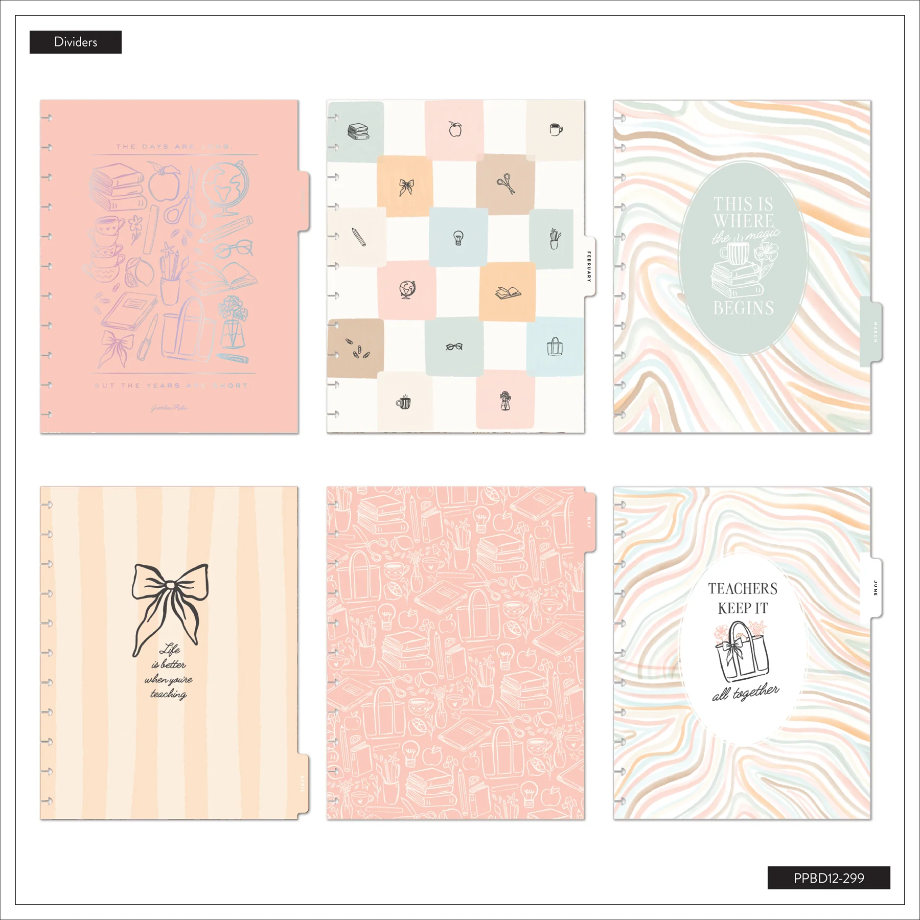 2026–2027 Pastel Poetry Customizable Homeschool Planner - Big Homeschool Layout - 12 Months - Image 18