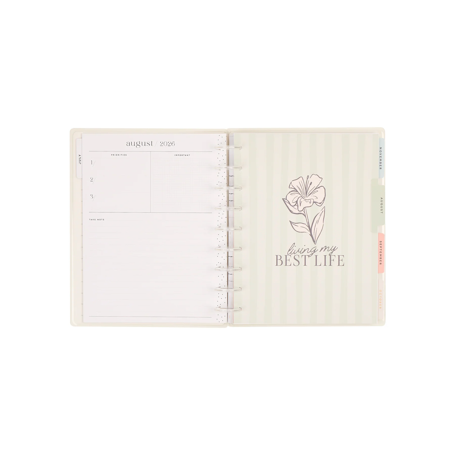 2026–2027 Pastel Poetry Customizable Planner - Classic Dashboard Layout - 12 Months - Image 12