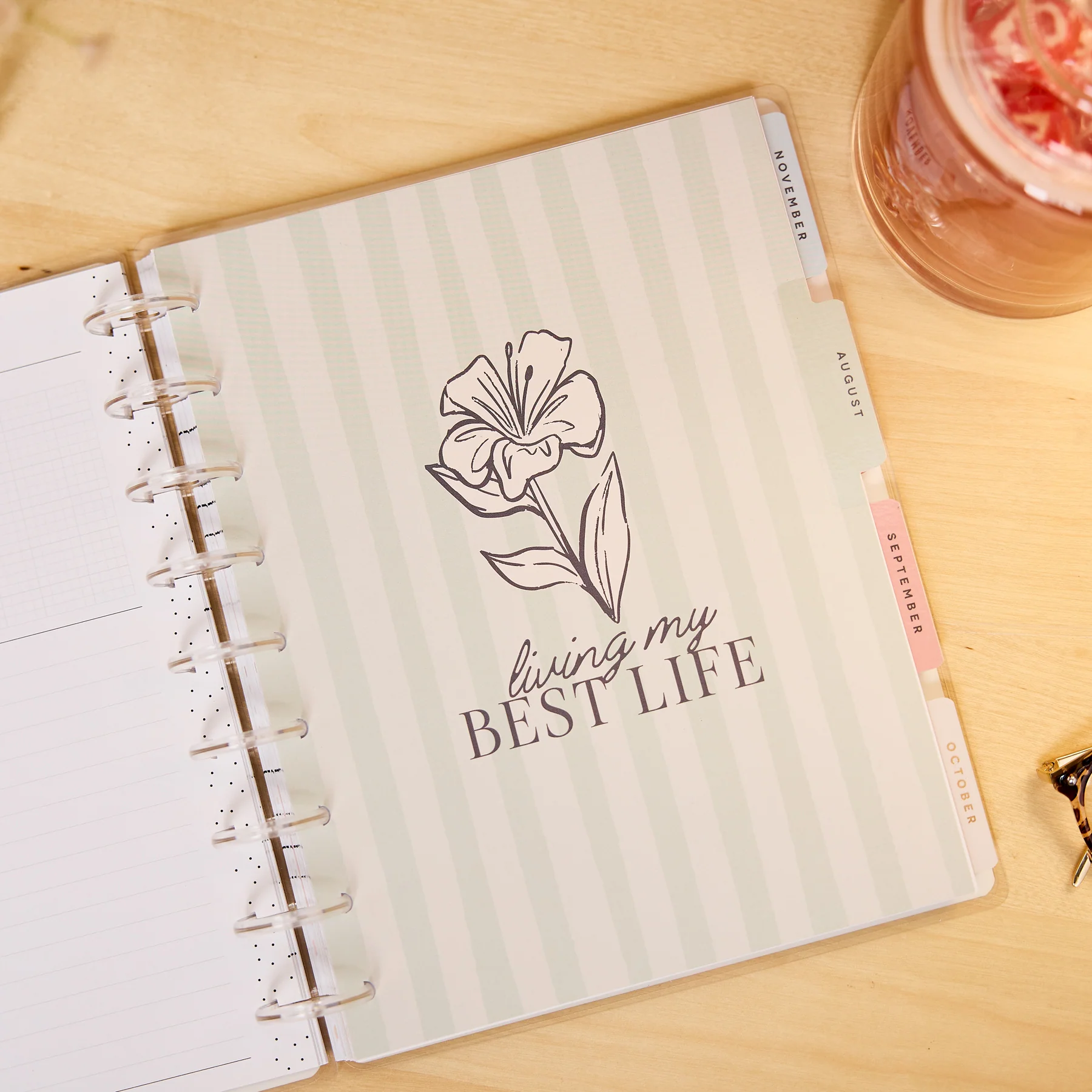 2026–2027 Pastel Poetry Customizable Planner - Classic Dashboard Layout - 12 Months - Image 2