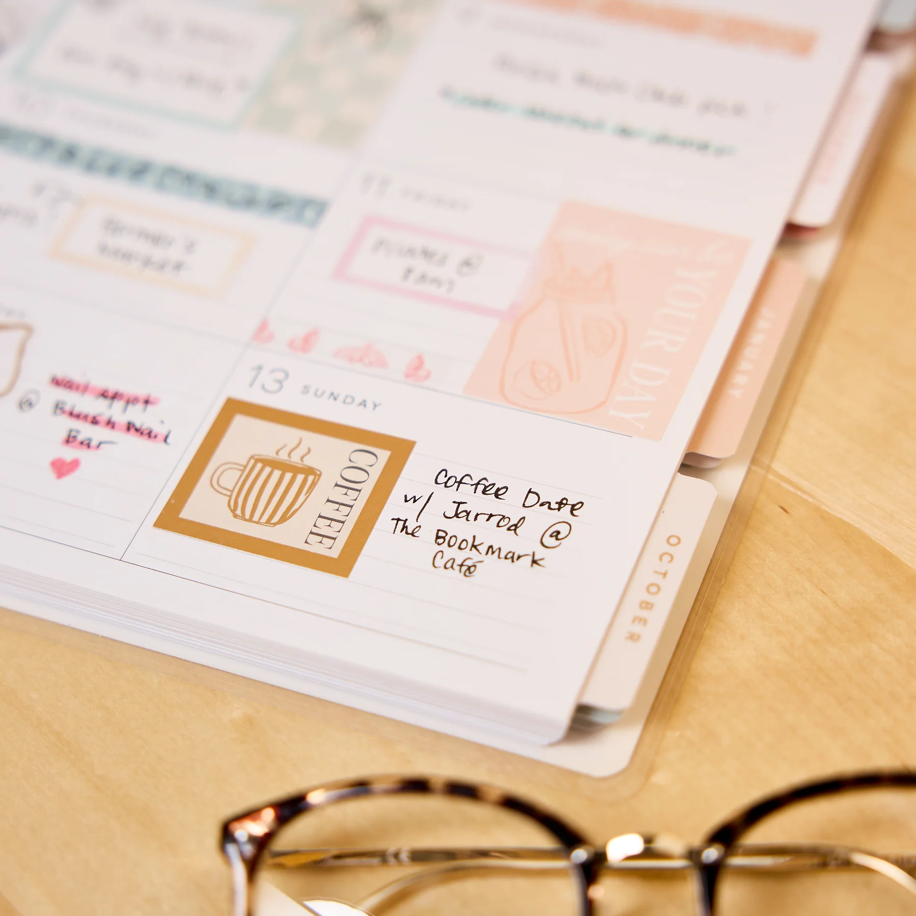 2026–2027 Pastel Poetry Customizable Planner - Classic Dashboard Layout - 12 Months - Image 6