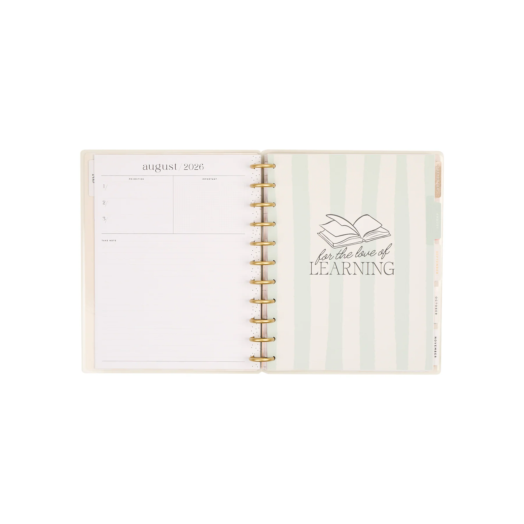 2026–2027 Pastel Poetry Customizable Teacher Planner - Big Teacher Layout - 12 Months - Image 14