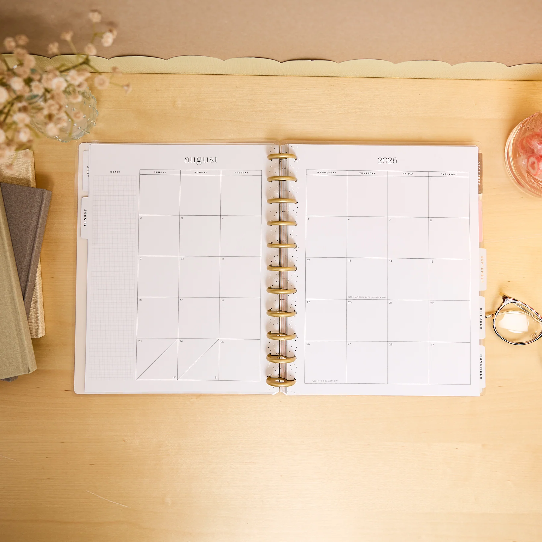 2026–2027 Pastel Poetry Customizable Teacher Planner - Big Teacher Layout - 12 Months - Image 8