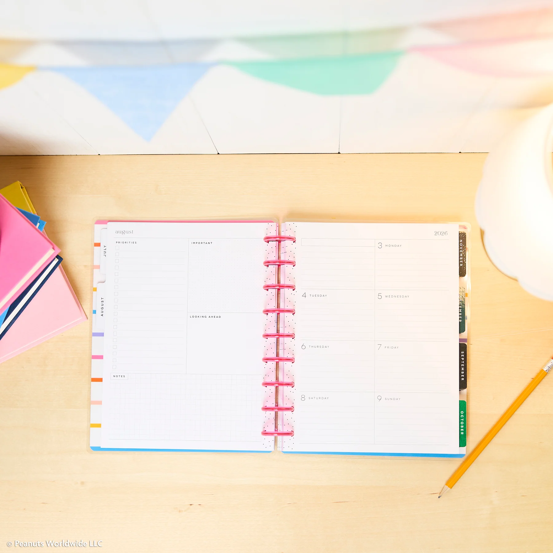 2026–2027 PEANUTS™ Customizable Planner - Classic Dashboard Layout - 12 Months - Image 12