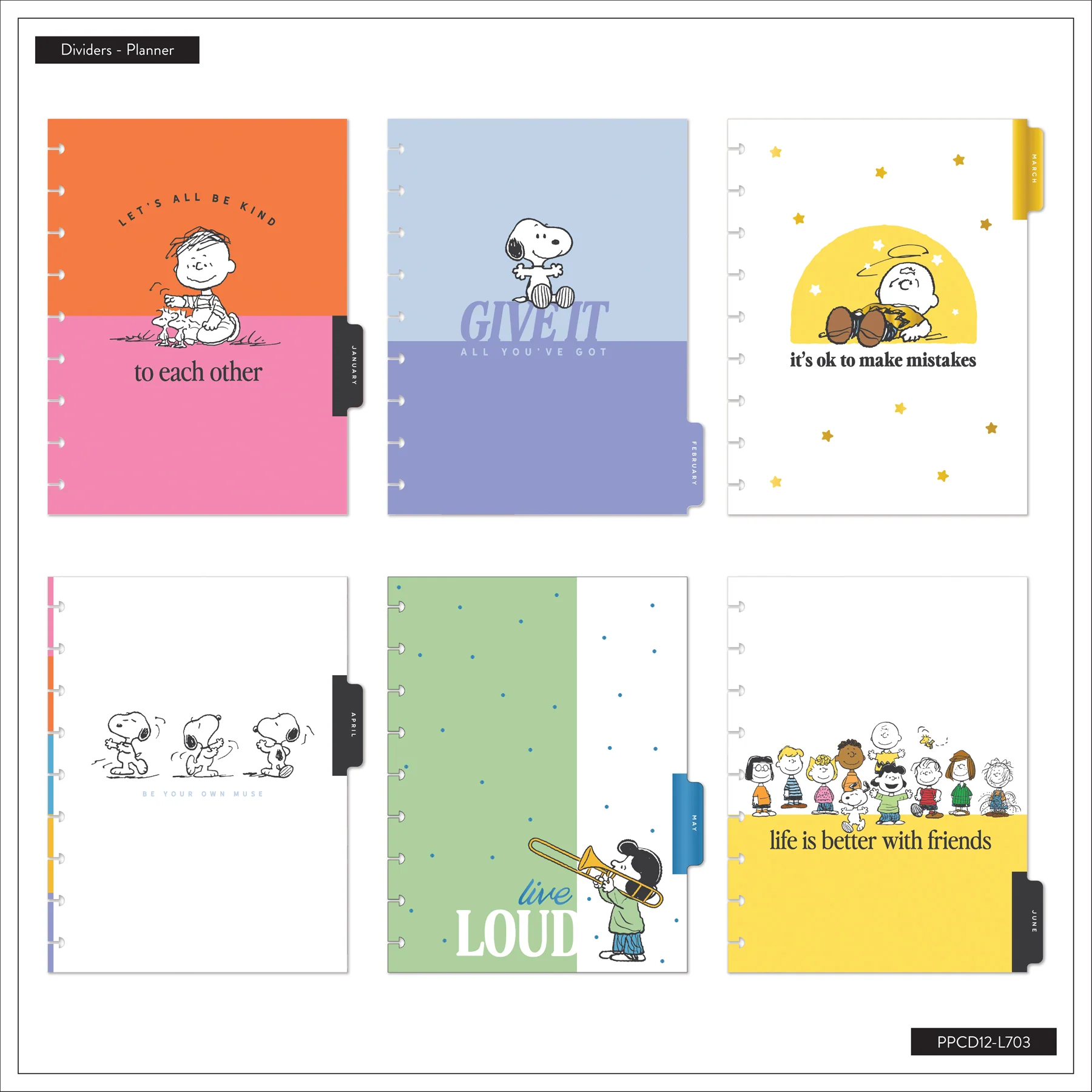 2026–2027 PEANUTS™ Customizable Planner - Classic Dashboard Layout - 12 Months - Image 17