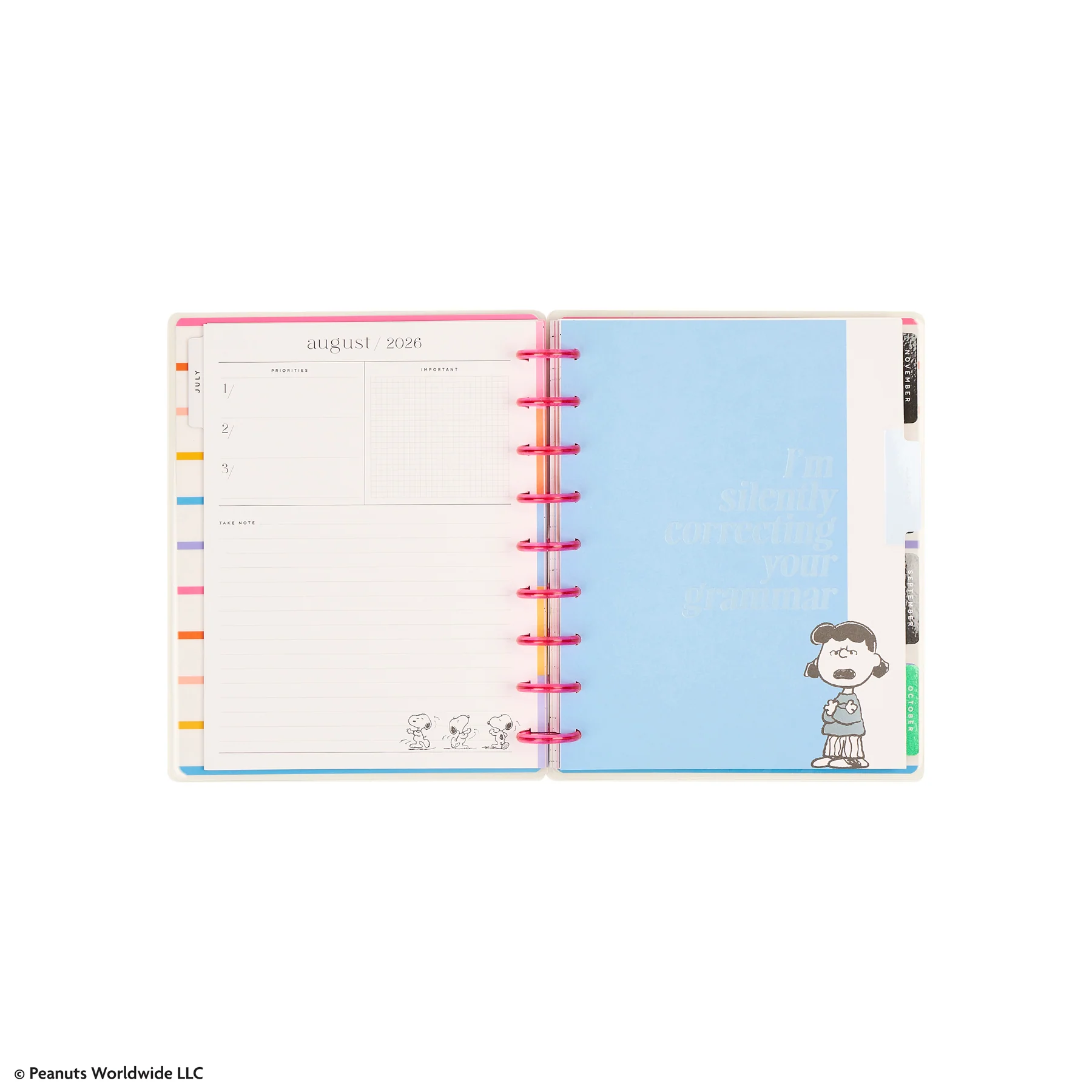 2026–2027 PEANUTS™ Customizable Planner - Classic Dashboard Layout - 12 Months - Image 19