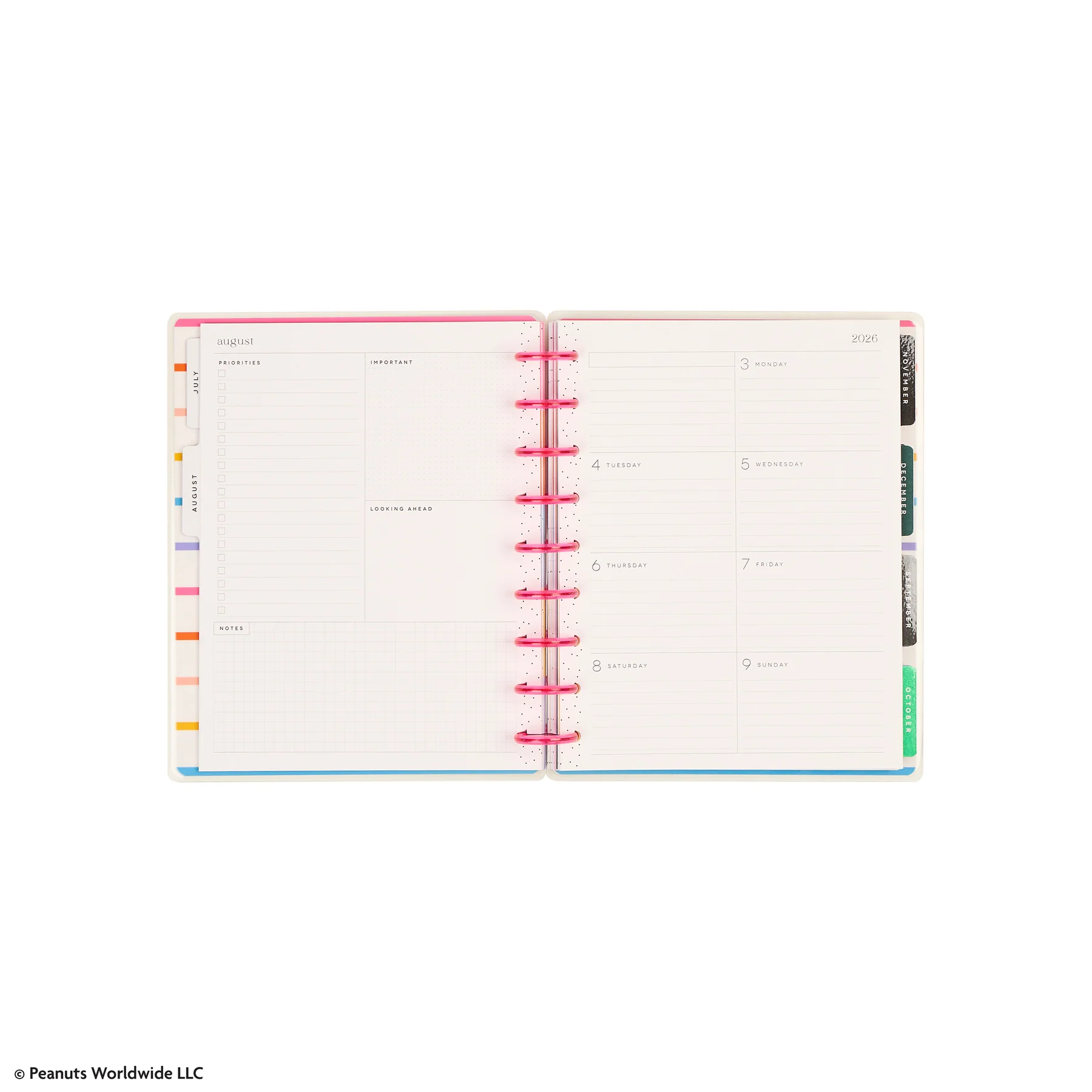 2026–2027 PEANUTS™ Customizable Planner - Classic Dashboard Layout - 12 Months - Image 21