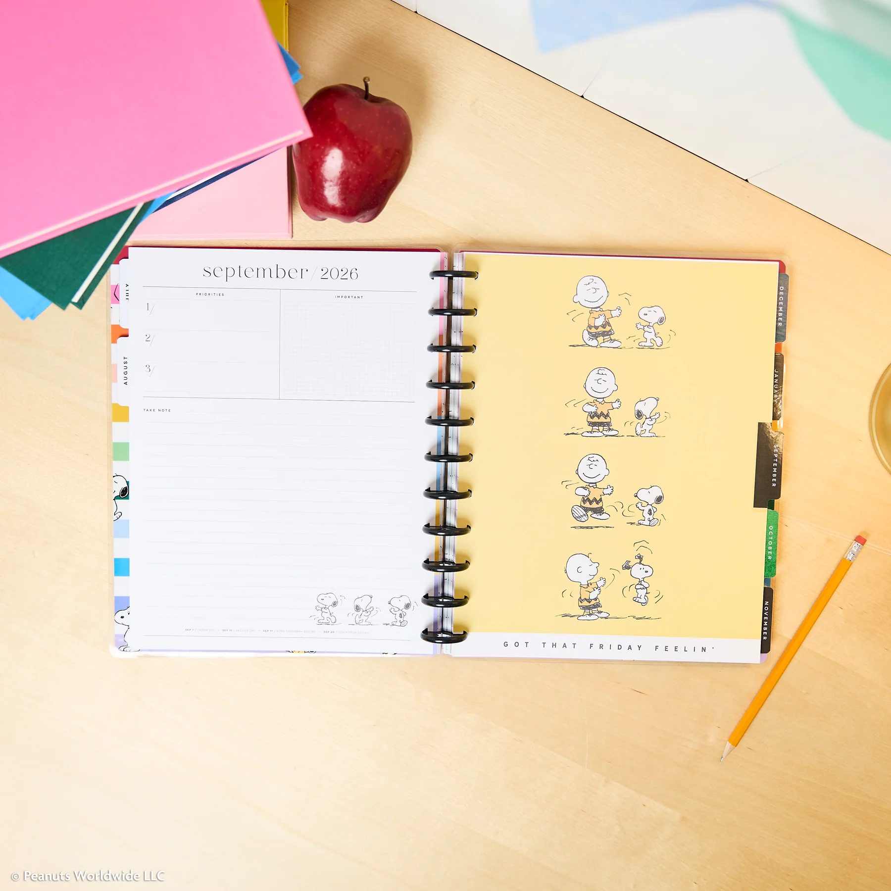 2026–2027 PEANUTS™ Customizable Teacher Planner - Big Teacher Layout - 12 Months - Image 10