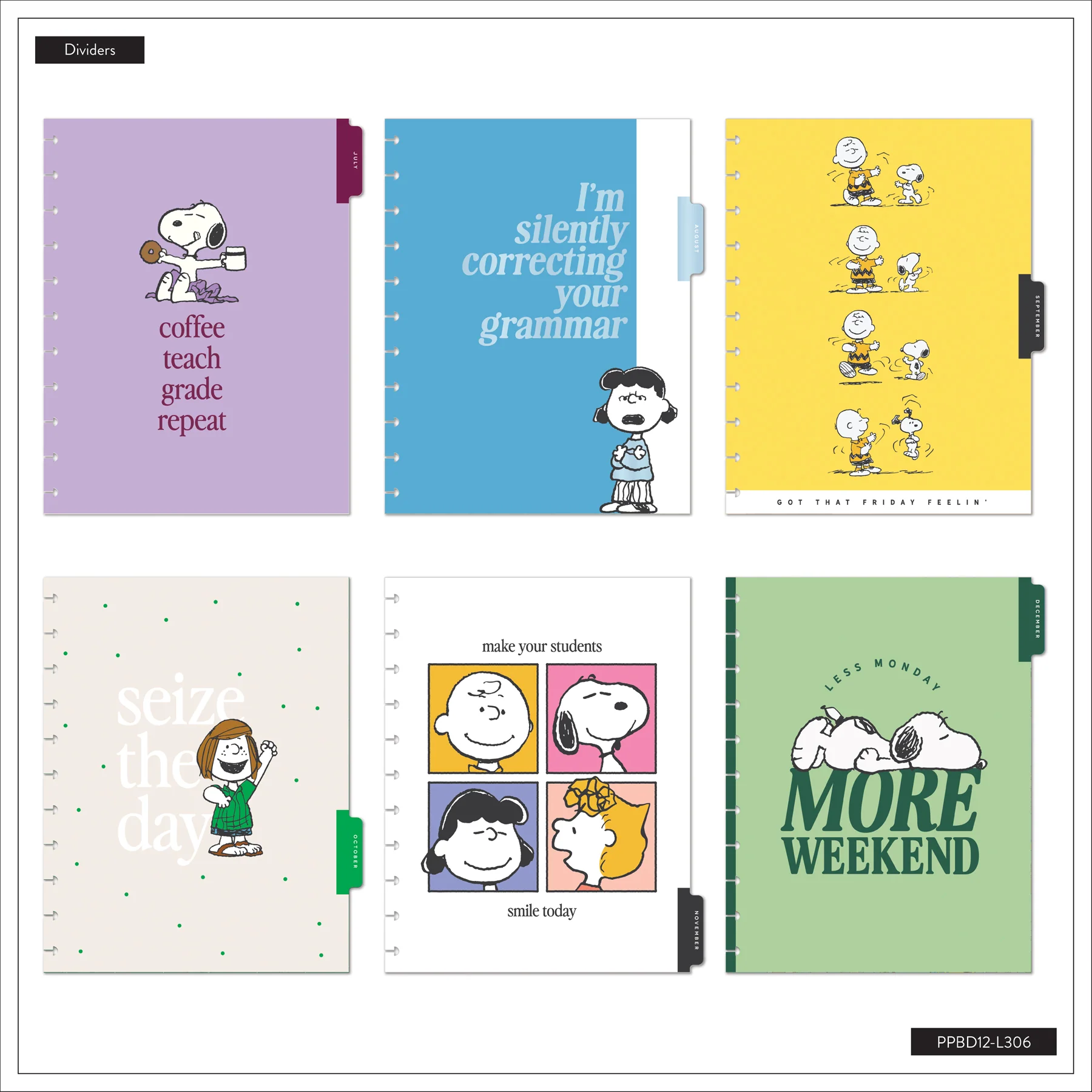 2026–2027 PEANUTS™ Customizable Teacher Planner - Big Teacher Layout - 12 Months - Image 17