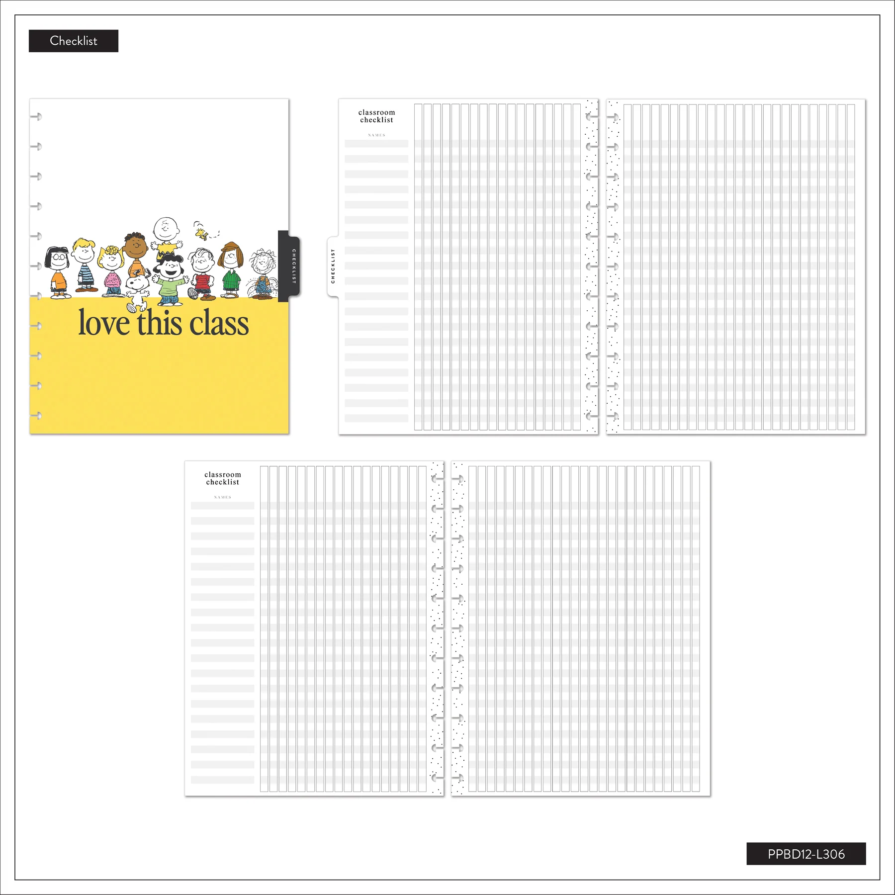 2026–2027 PEANUTS™ Customizable Teacher Planner - Big Teacher Layout - 12 Months - Image 19