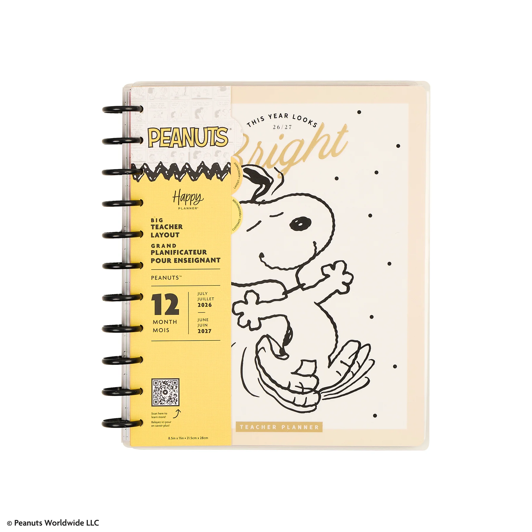 2026–2027 PEANUTS™ Customizable Teacher Planner - Big Teacher Layout - 12 Months - Image 24