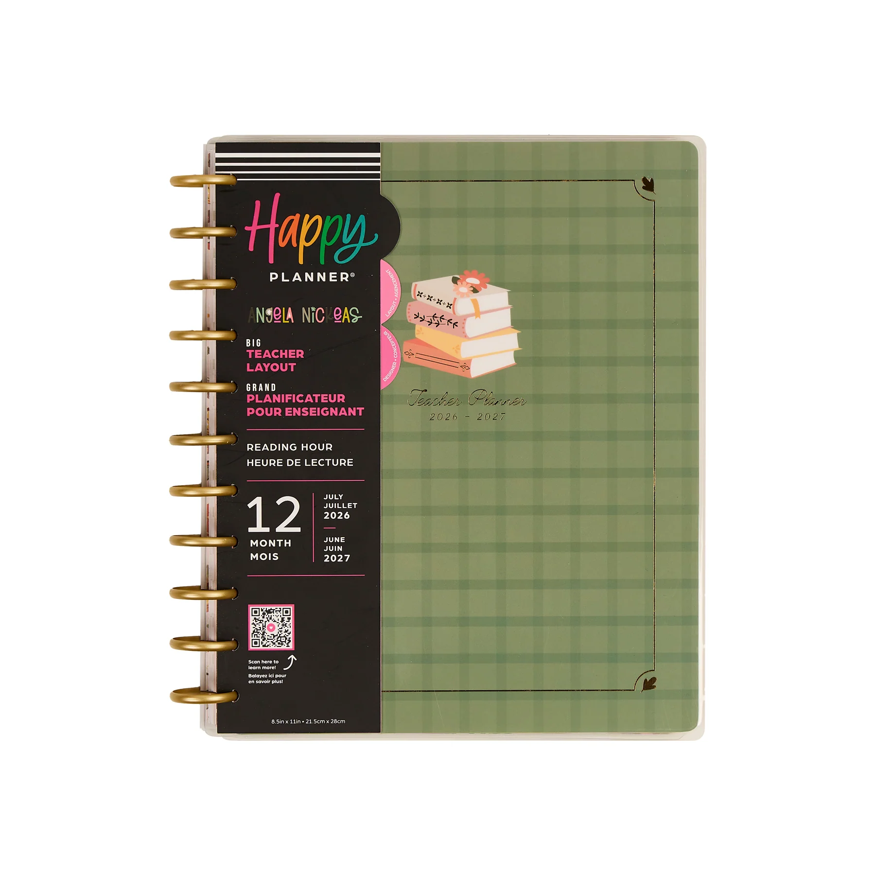 2026–2027 Reading Hour Customizable Teacher Planner - Big Teacher Layout - 12 Months - Image 21