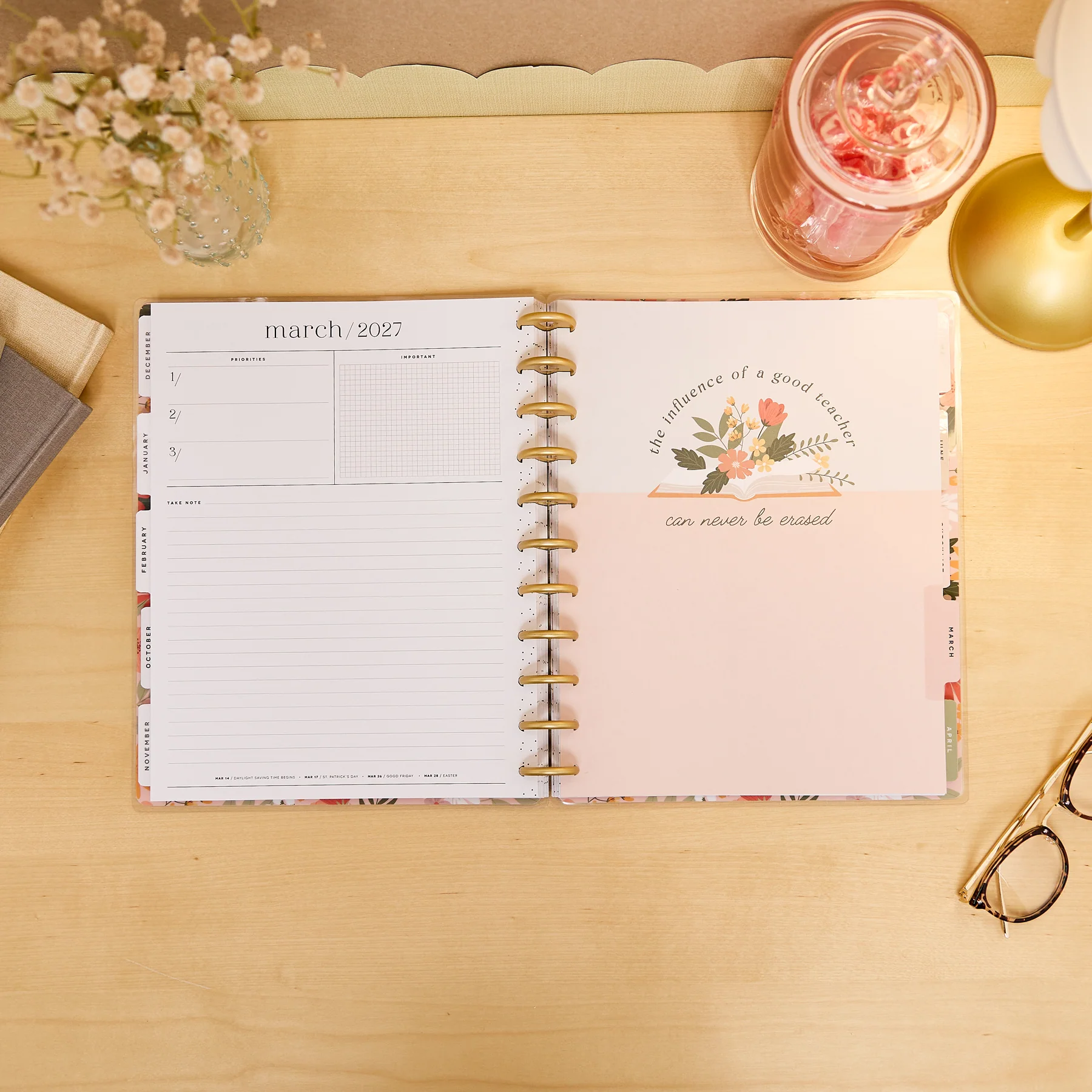 2026–2027 Reading Hour Customizable Teacher Planner - Big Teacher Layout - 12 Months - Image 9