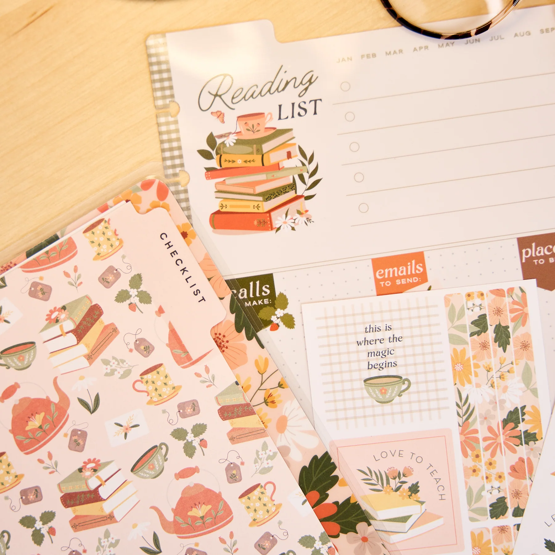 2026–2027 Reading Hour Teacher - Classic Teacher Planner Box Kit - 12 Months - Image 14