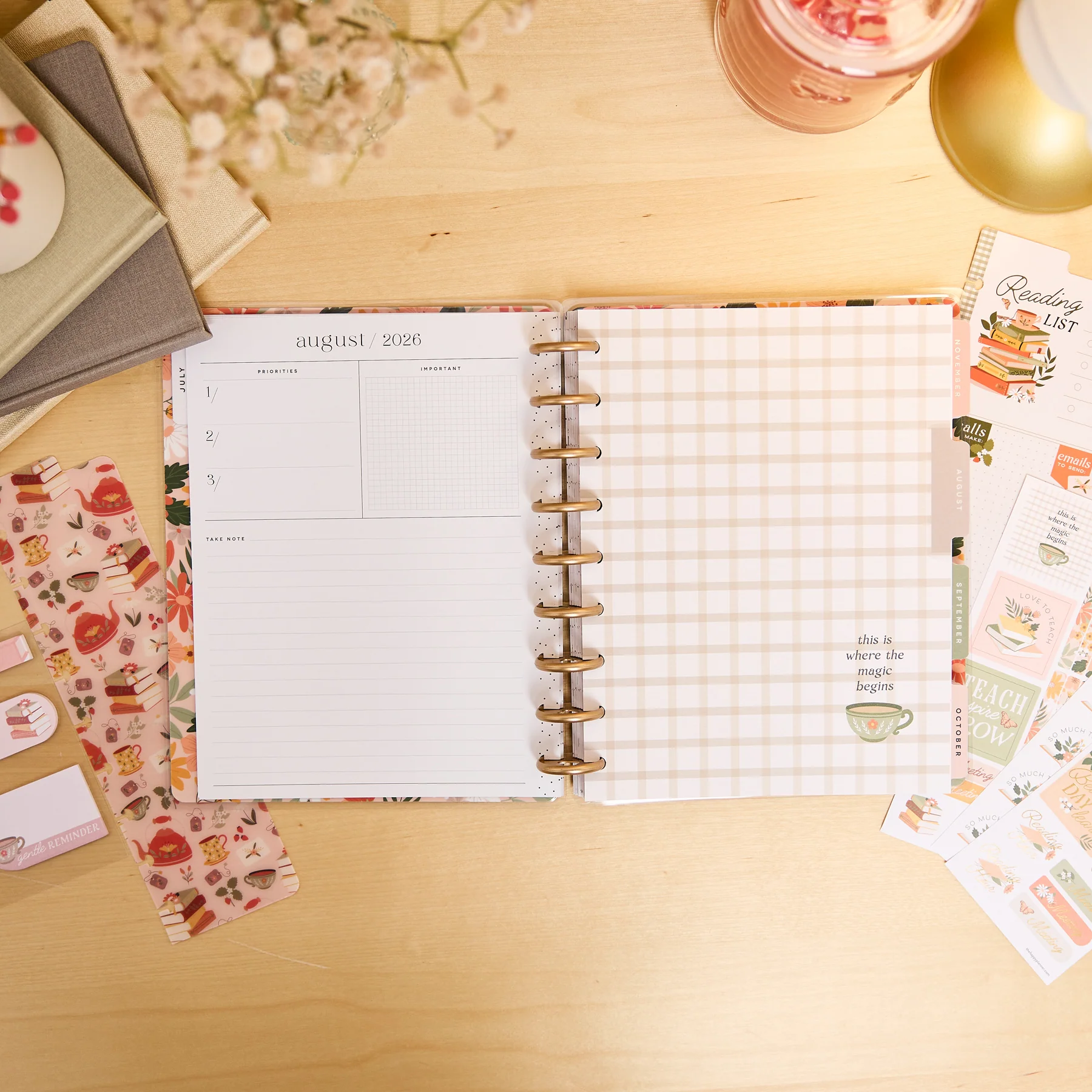 2026–2027 Reading Hour Teacher - Classic Teacher Planner Box Kit - 12 Months - Image 4